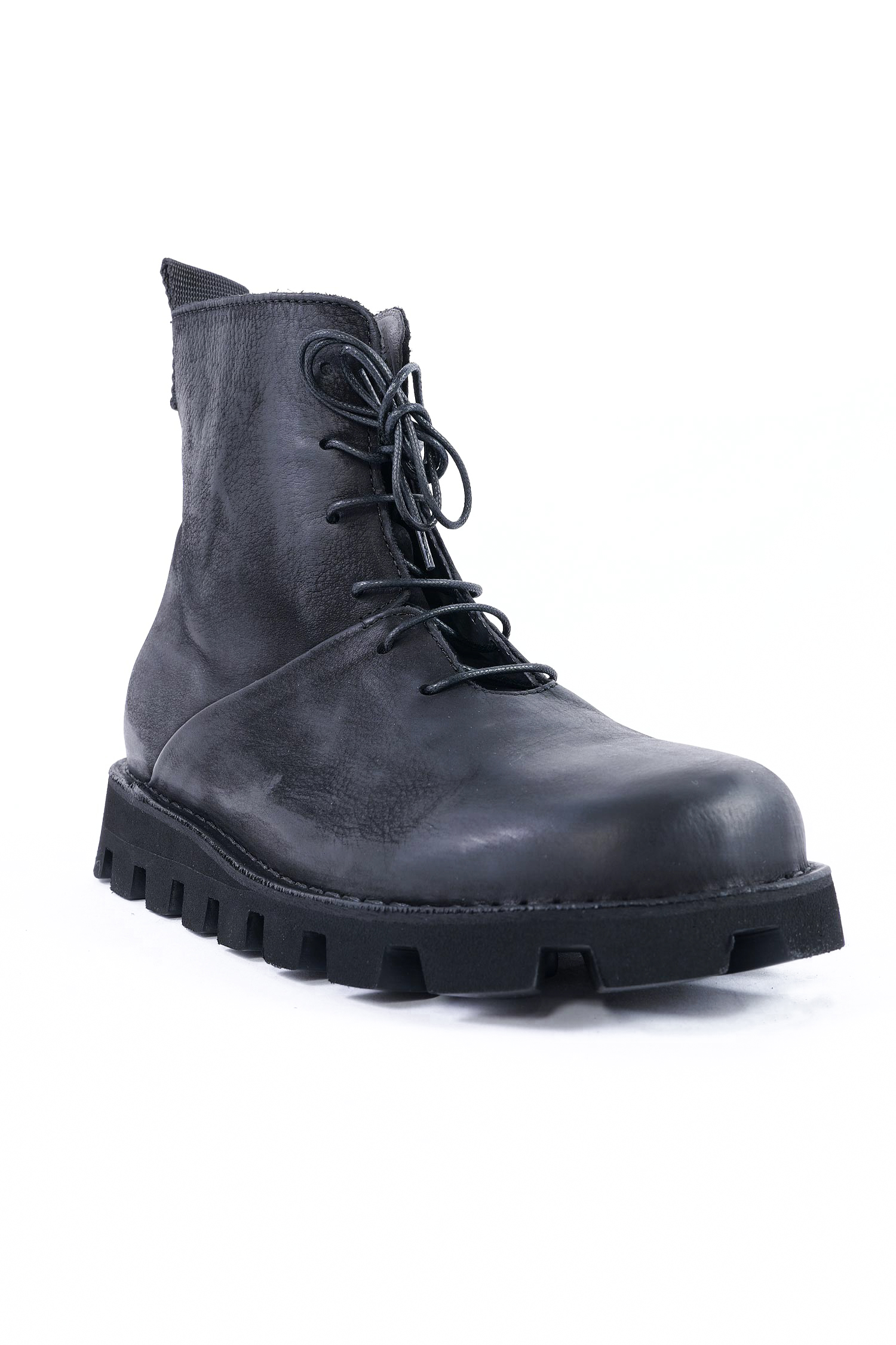 Leder Boots - Schwarz - 9231