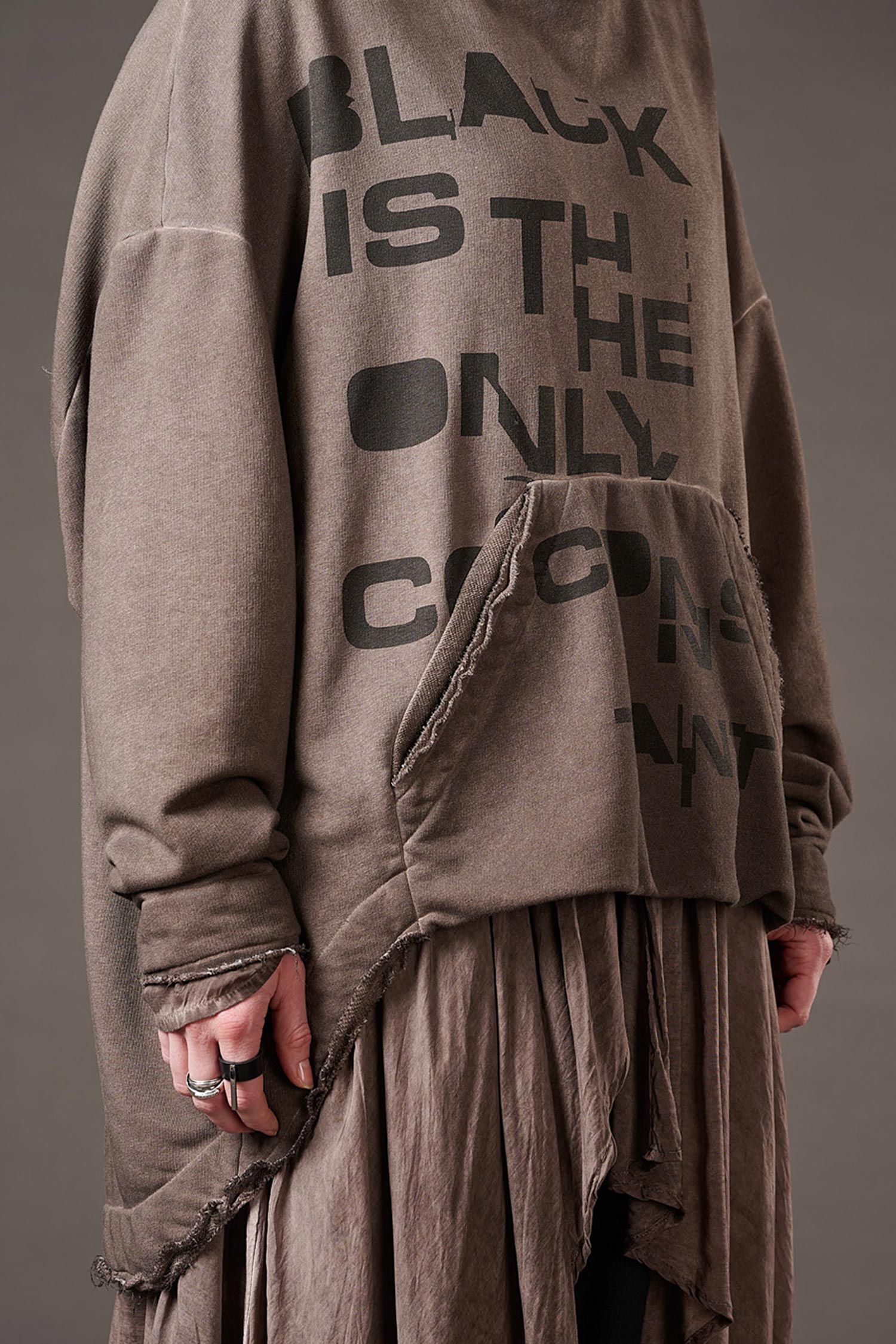 Sweat Hoodie - Truffle old dye - Ovina