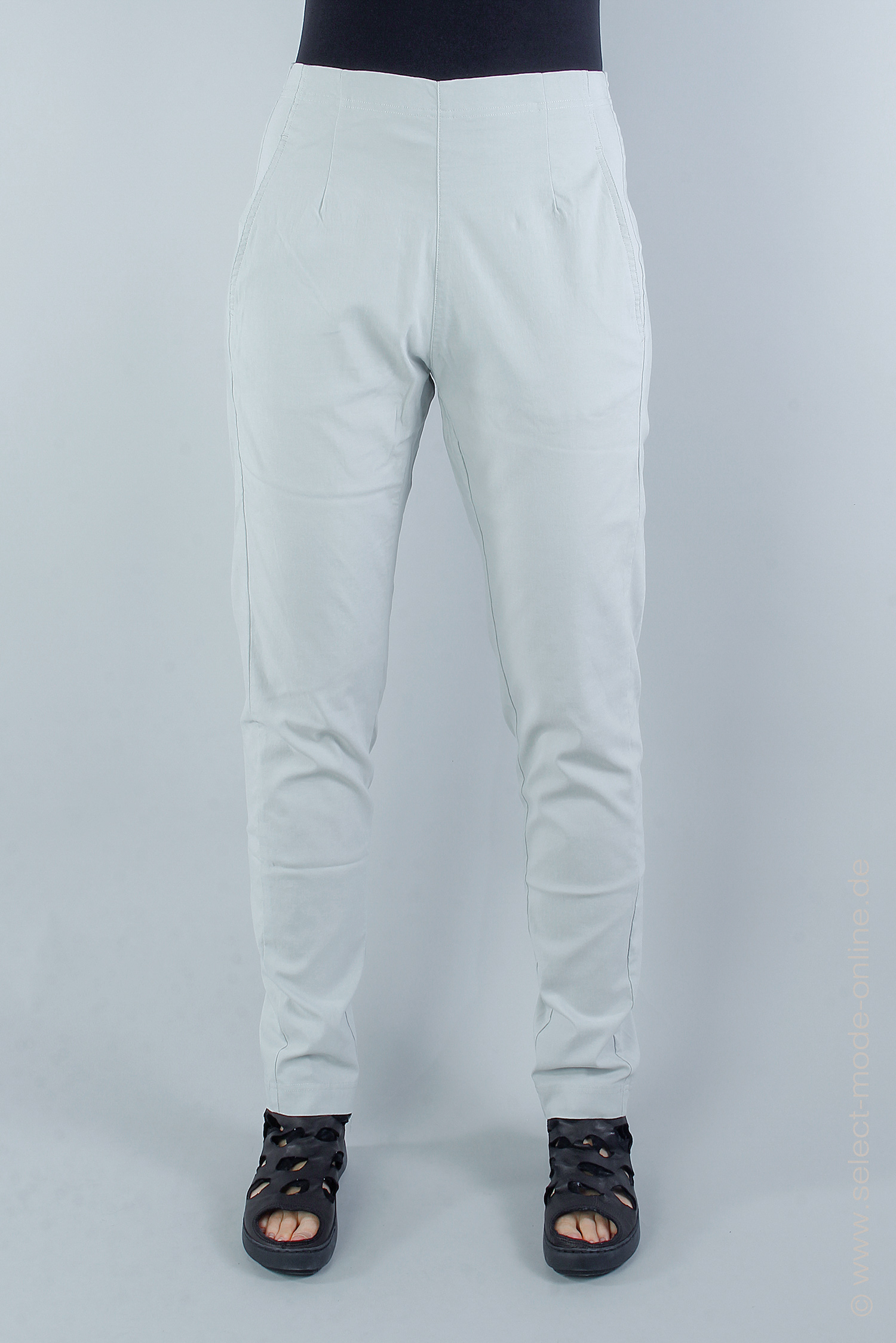 Casual stretch pants - Grey - 1243440136