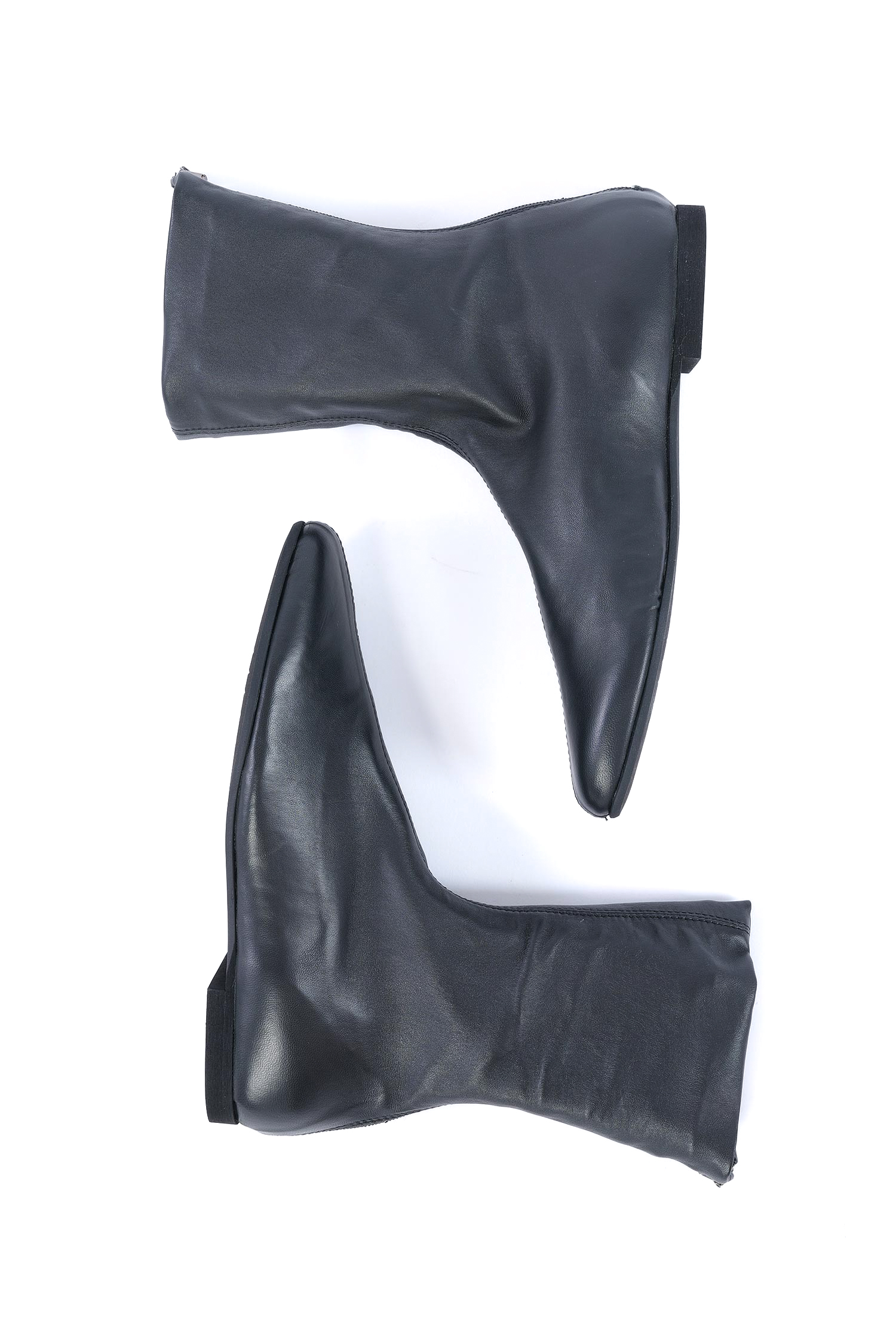 Flat boots - Black - 10853