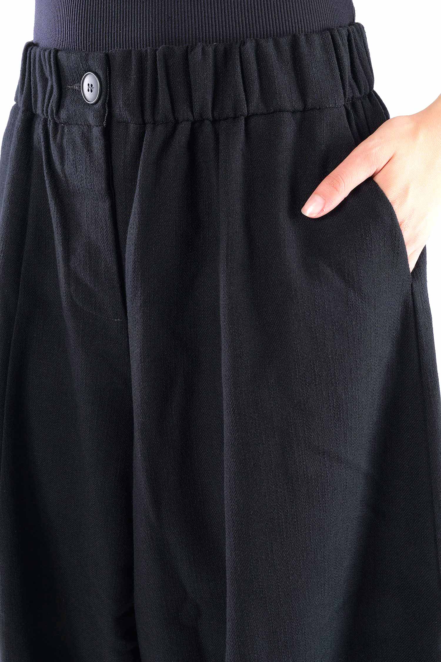 Tulpige Hose - Schwarz - Nasiper