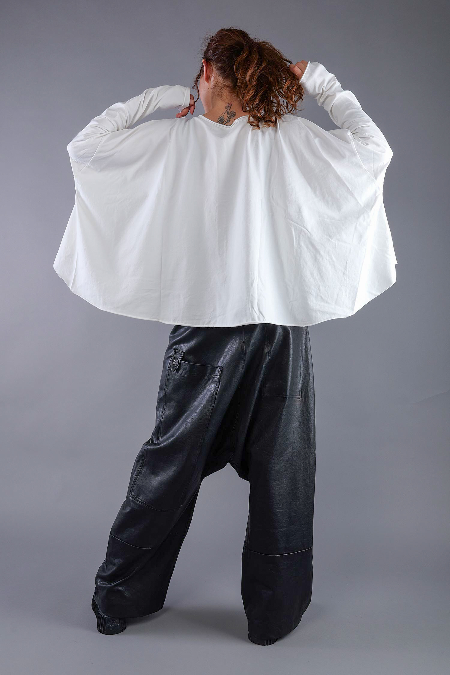 Oversize Jacke - Schnee - Soulviel