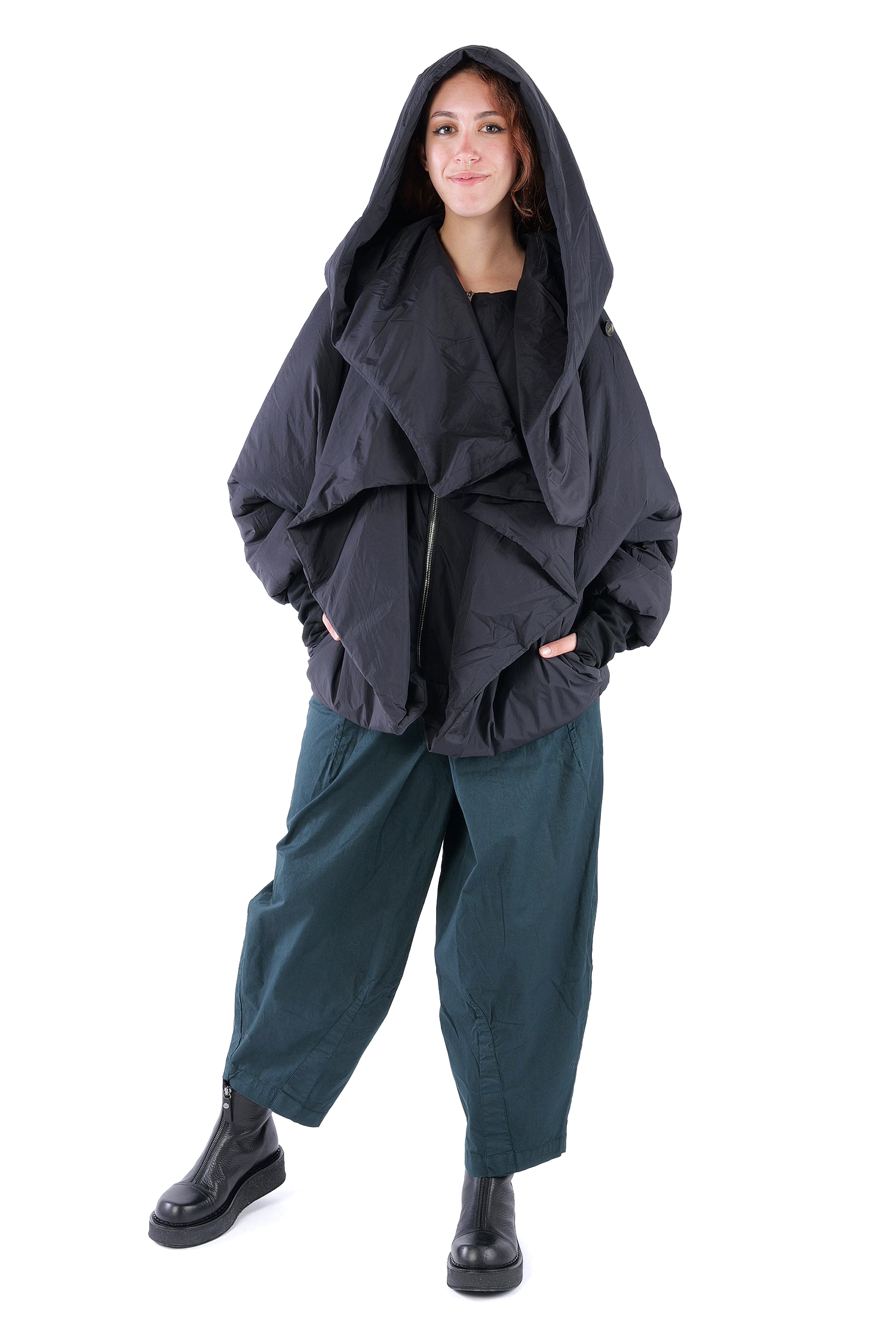 Leichte Winterjacke - Schwarz - SX116