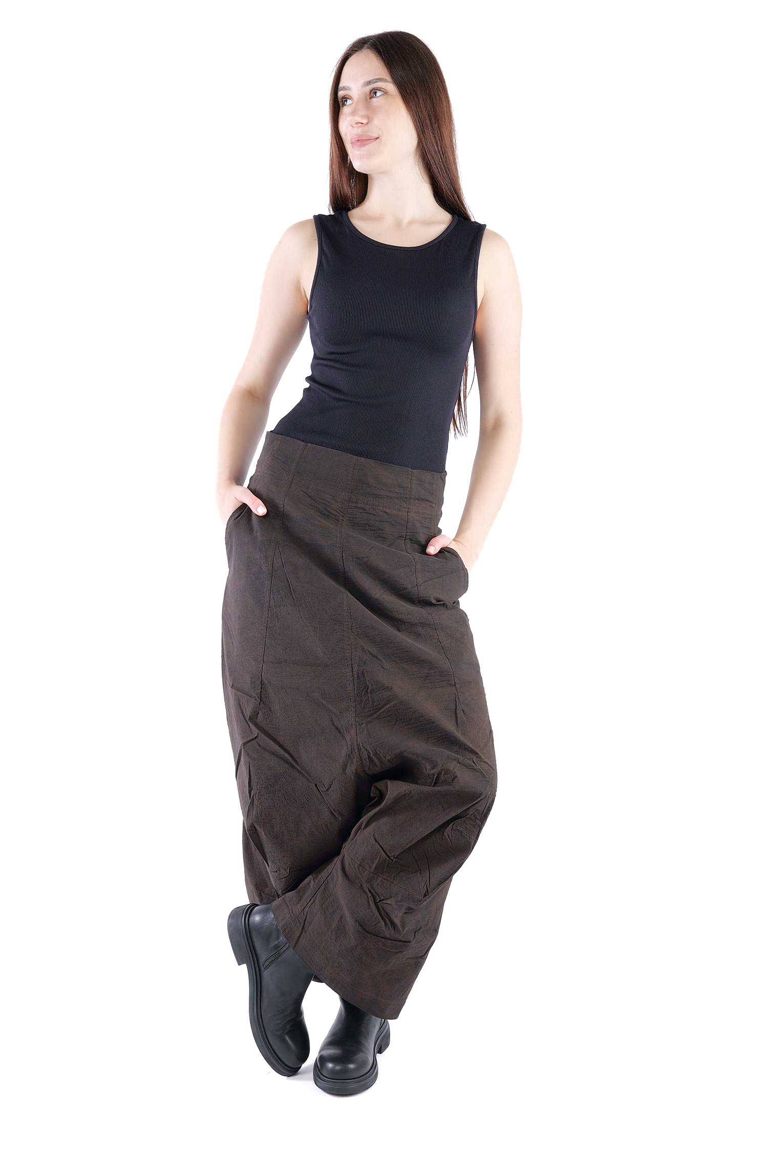 Weite Stretchhose - Umbra cloud - 2261240124