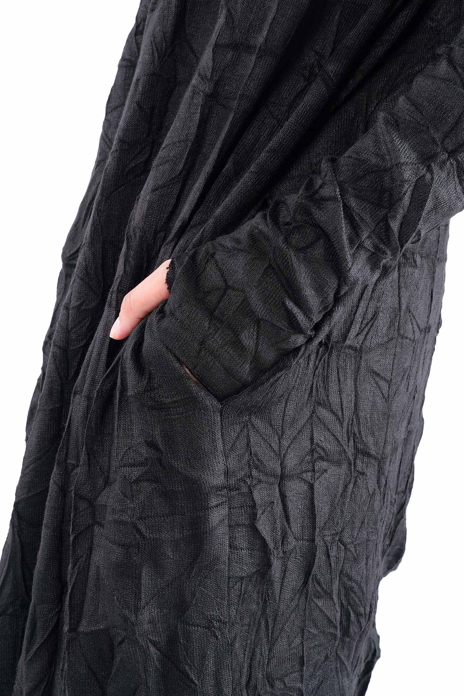 Long cardigan - Black - W5446