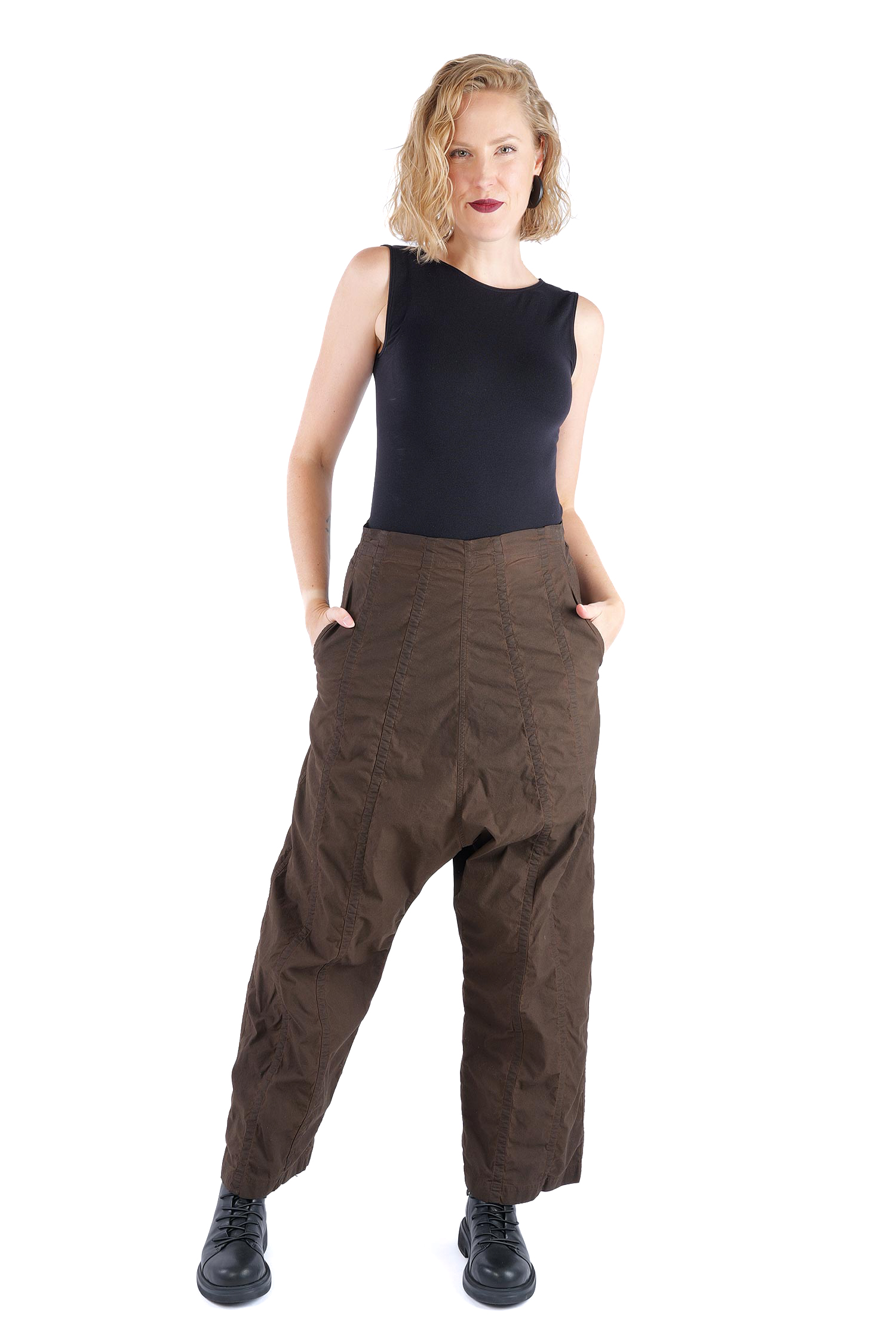Weite Stretchhose - Umbra cloud - 2261390126
