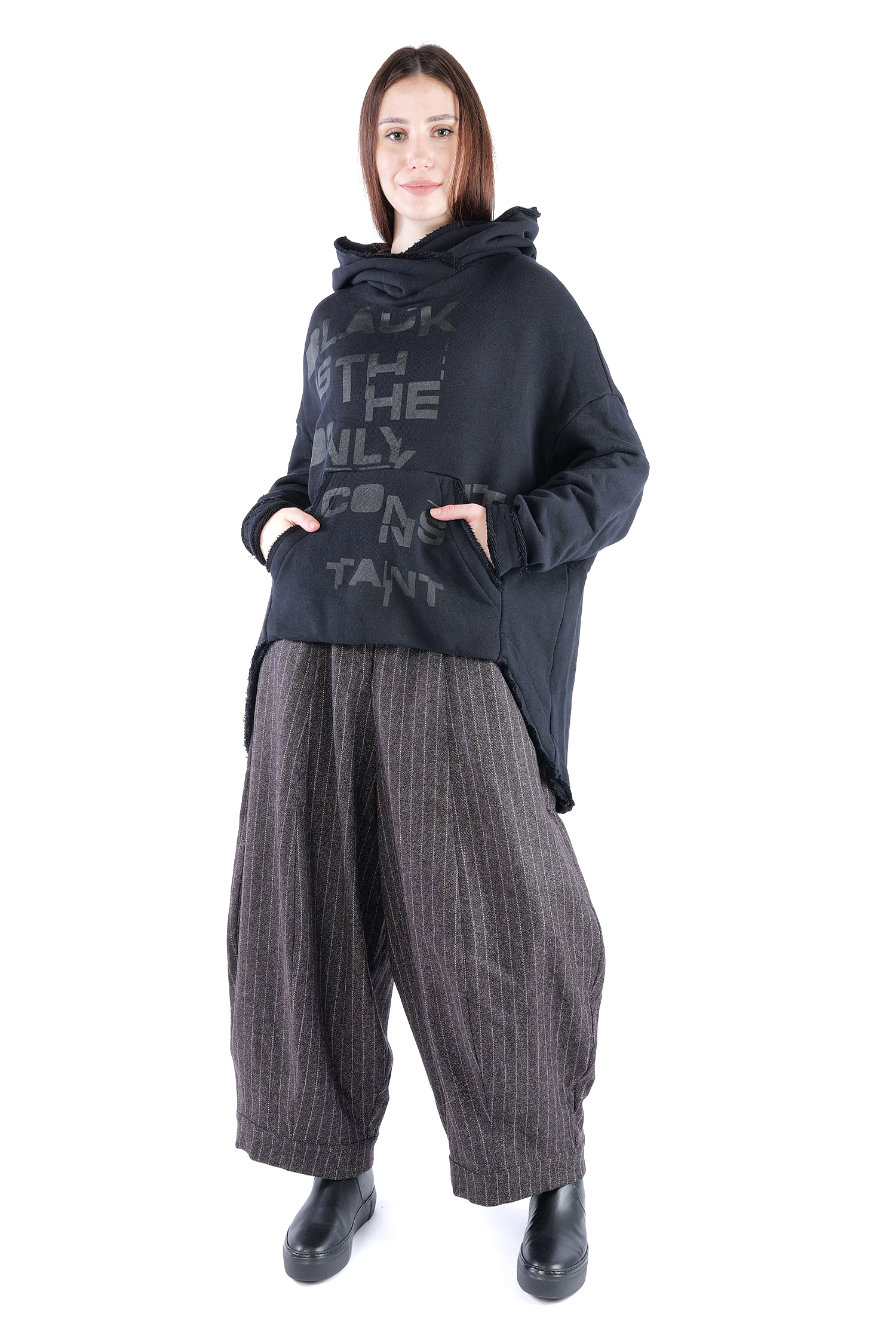 Sweat Hoodie - Schwarz - Ovina