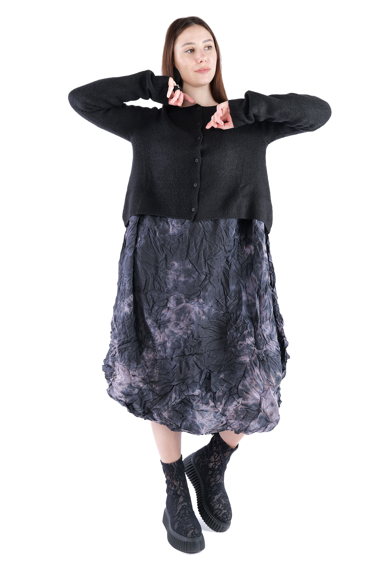 Strickjacke - Schwarz - 2263277101