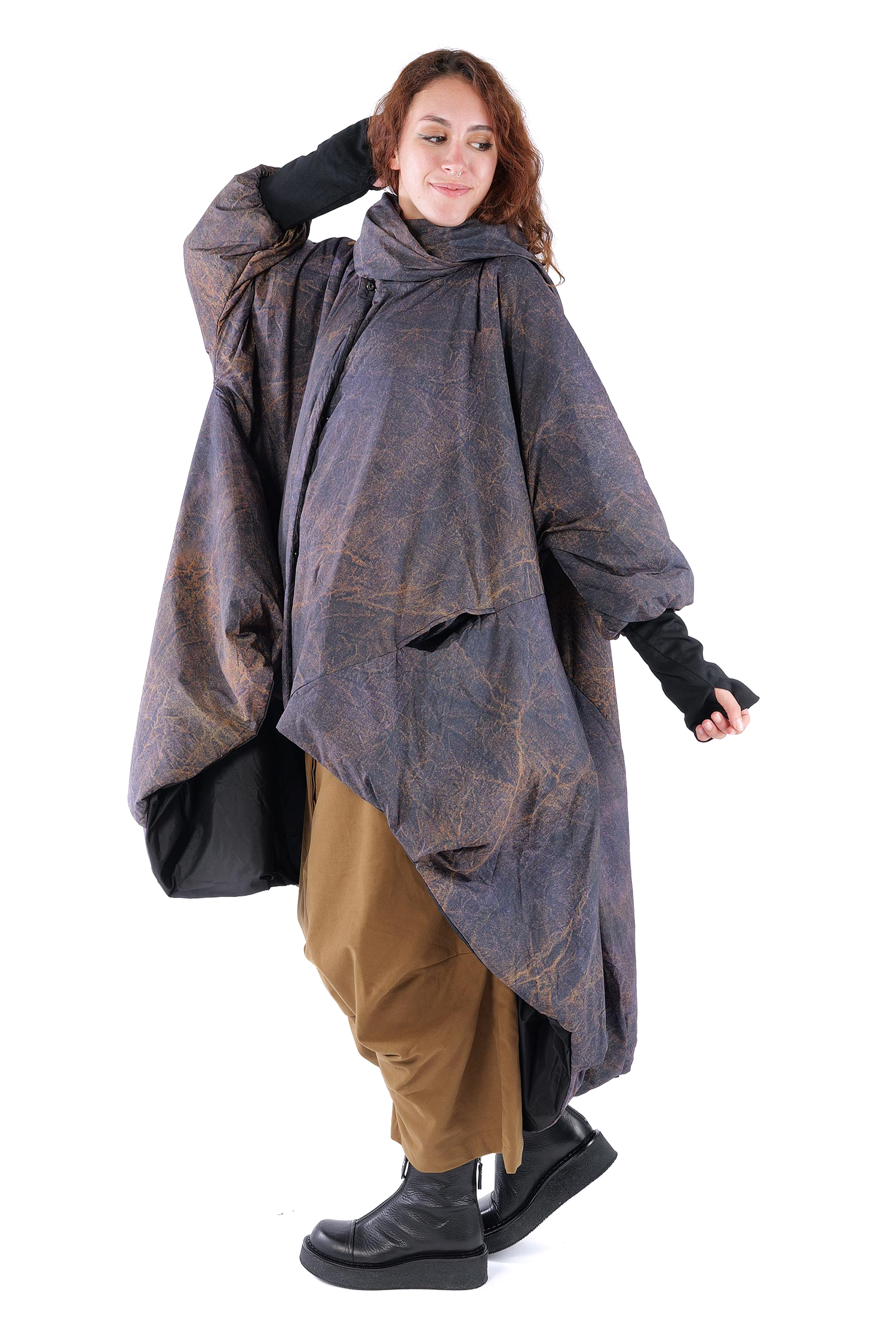 Leichter Wintermantel - Cognac Quartz - SX117