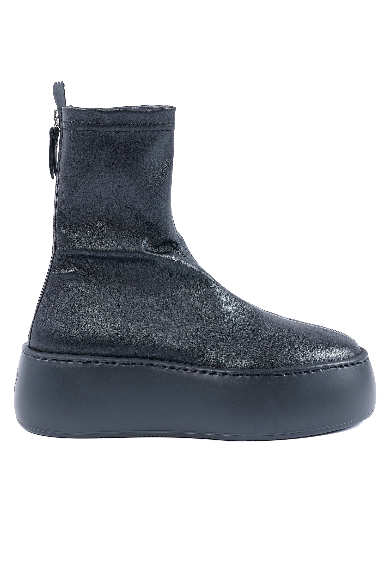 Plateau Boots - Schwarz - Vibe Stretch