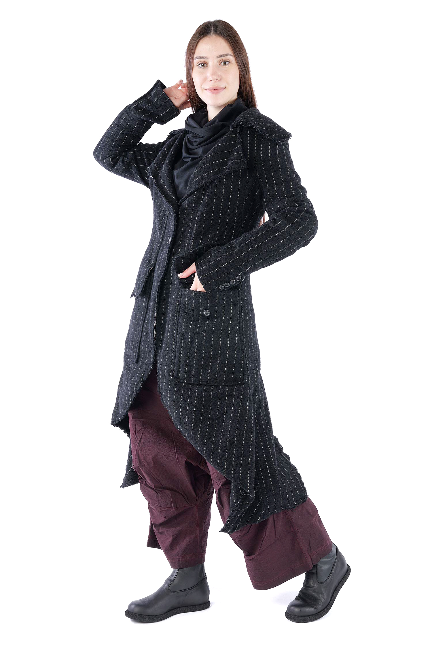 Woll-Gehrock - Black stripe - 2261151204
