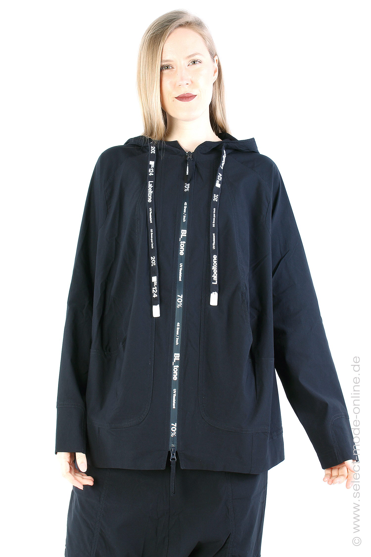 Oversize stretch jacket - Black - 1243221206