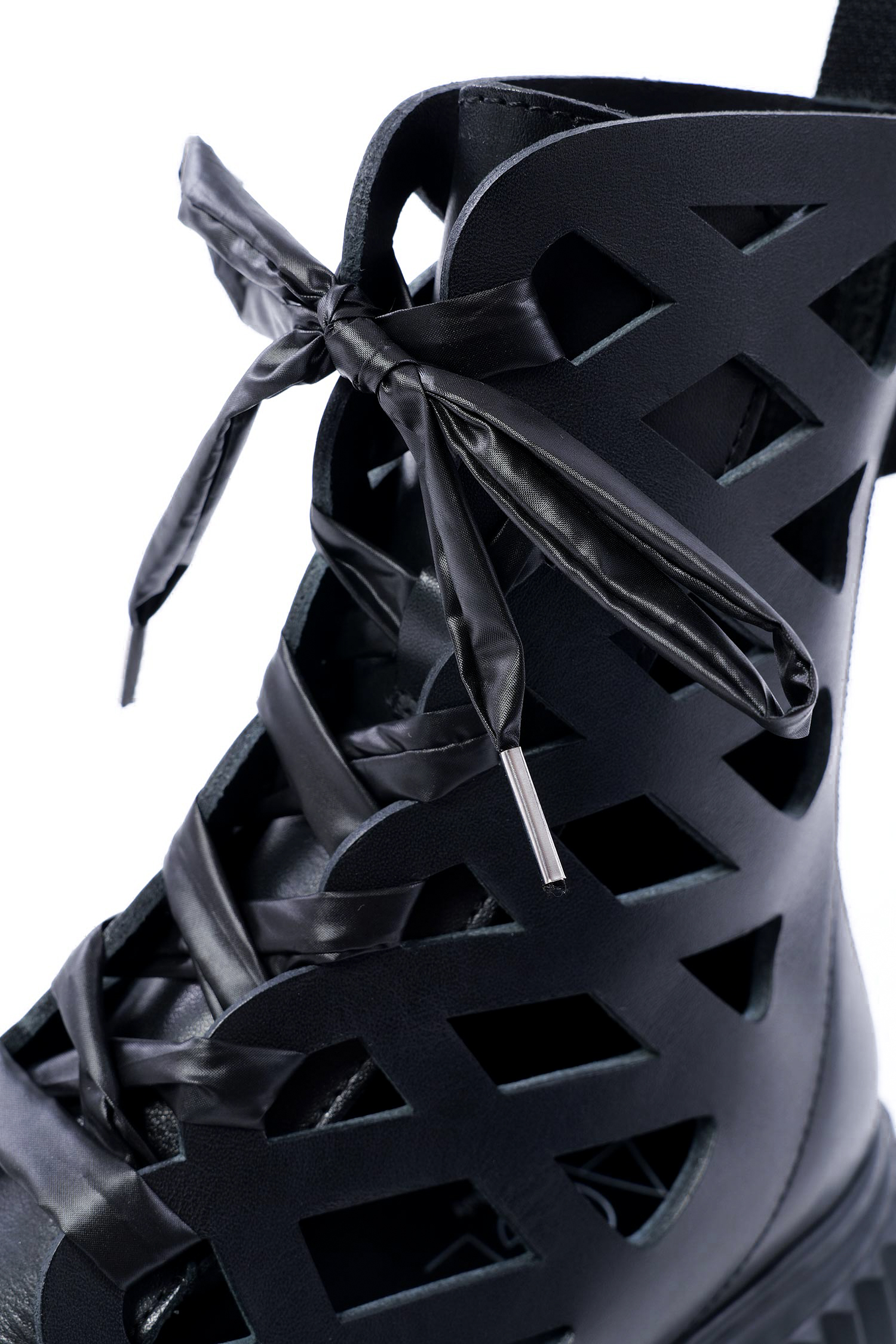 Leder Boots - Schwarz - Viggy