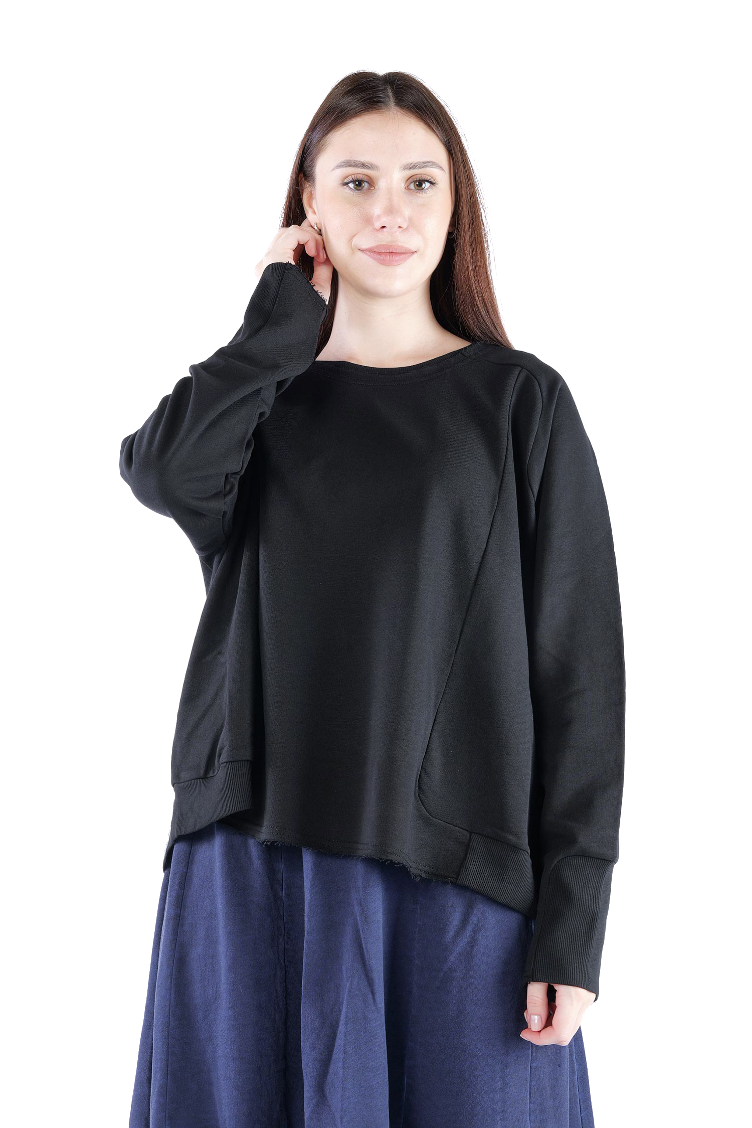Sweatpullover - Black print - 2138