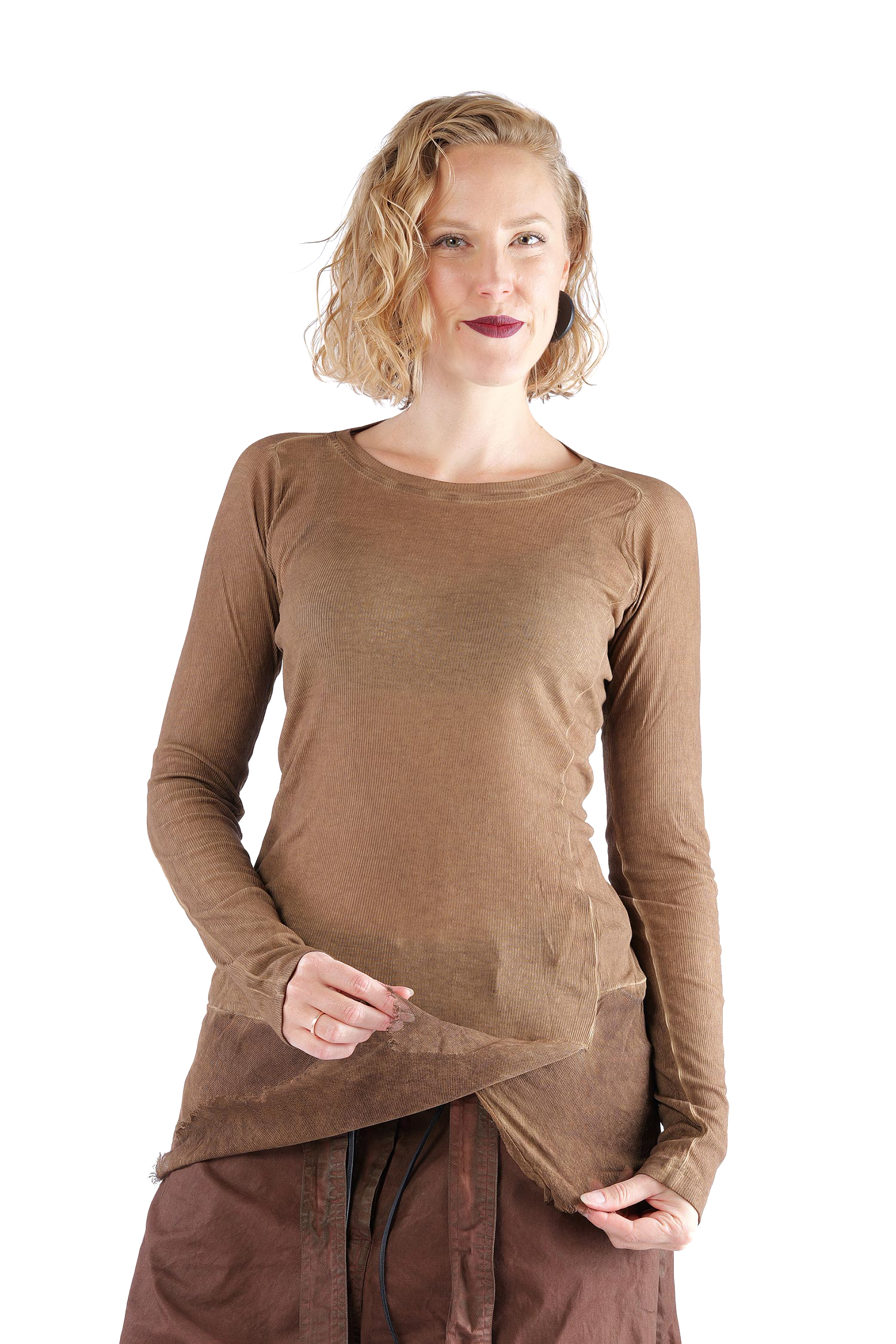Longsleeve mit Tüll - Dakar cloud - 2262340503