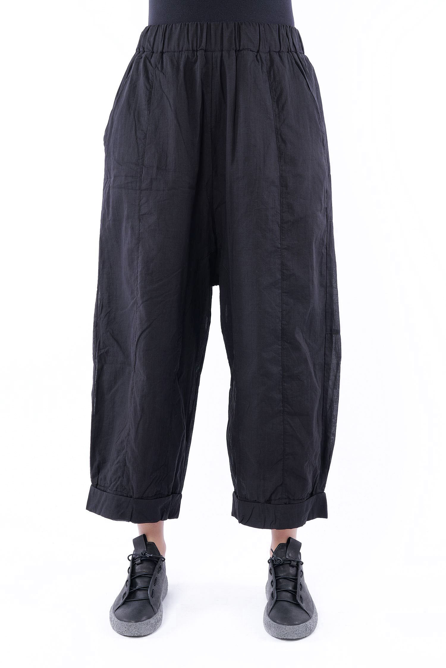 Leichte Hose - Schwarz - Mirro