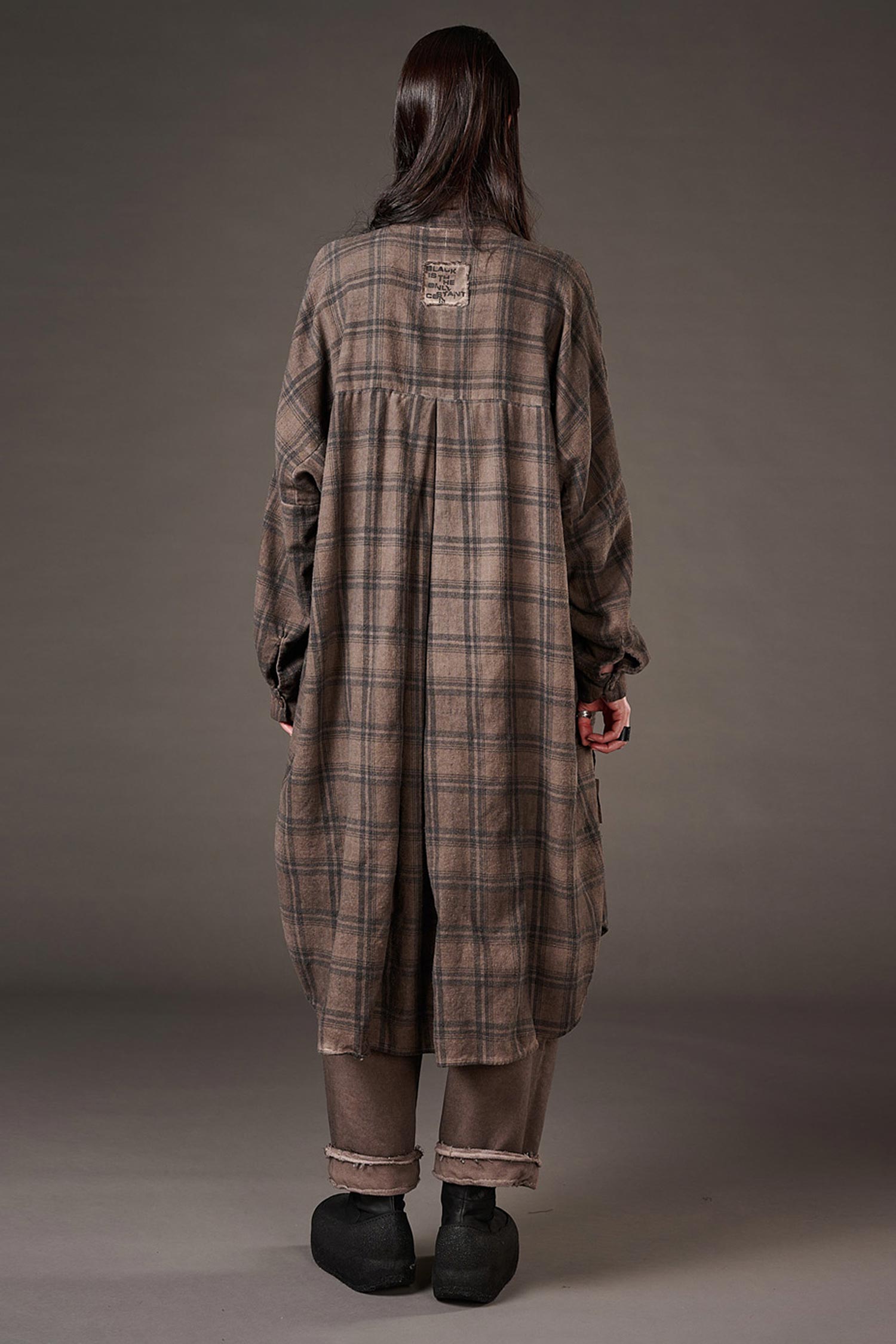 Flanell-Tunika - Truffle old dye check - Fight