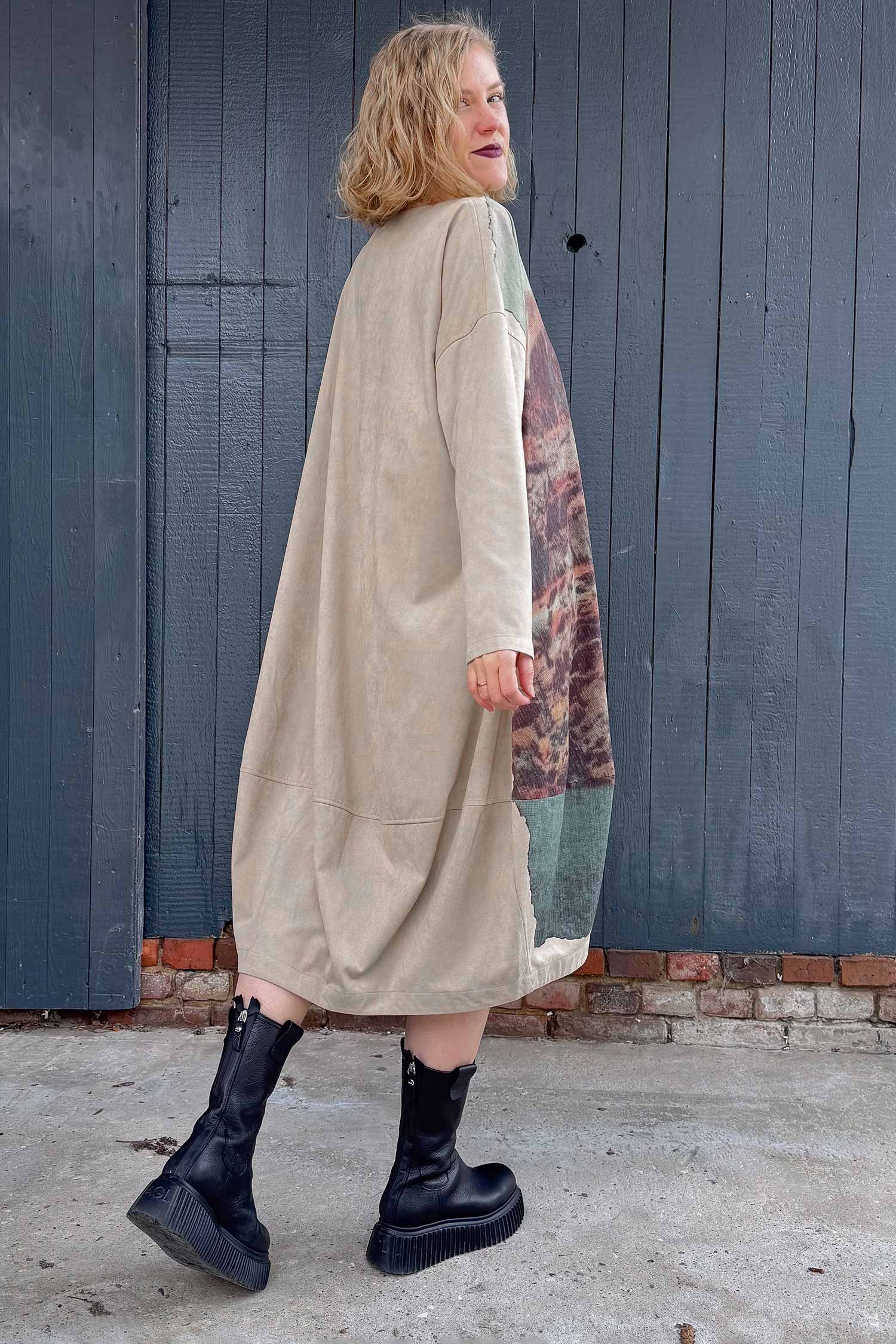 Velour-Optik Kleid - Original - 2263300903