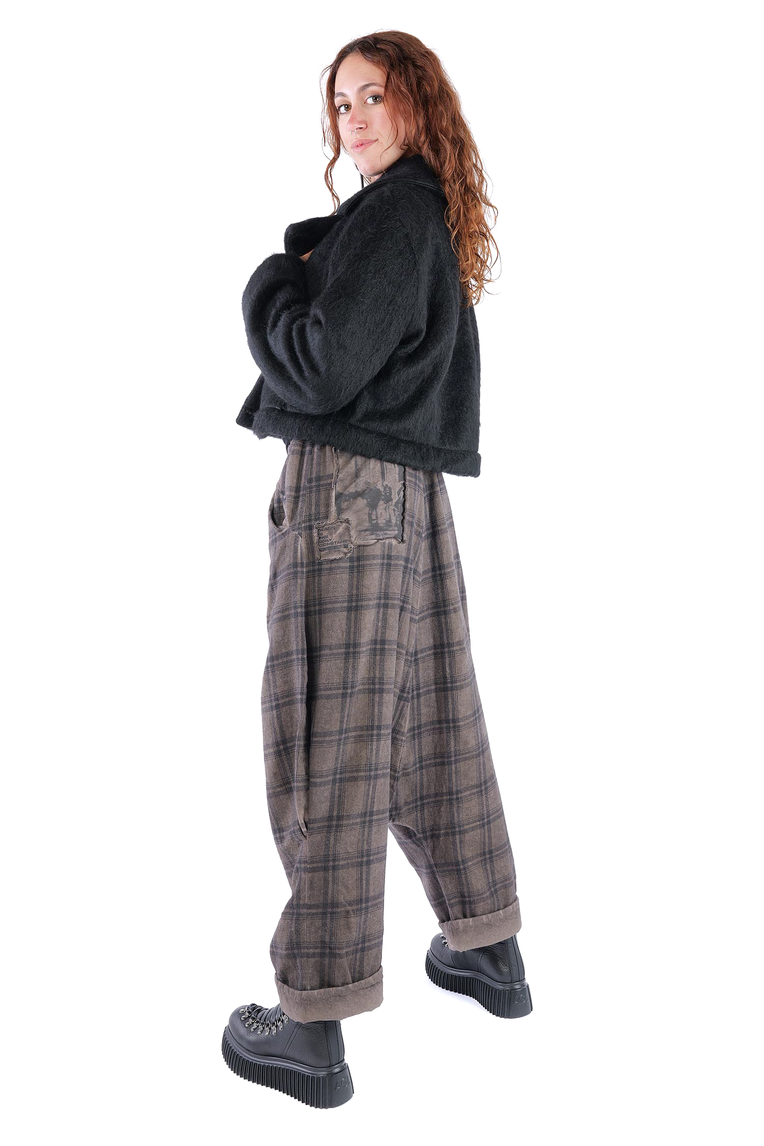 2-in-1 Wintermantel - Black faux fur/Black - Formers