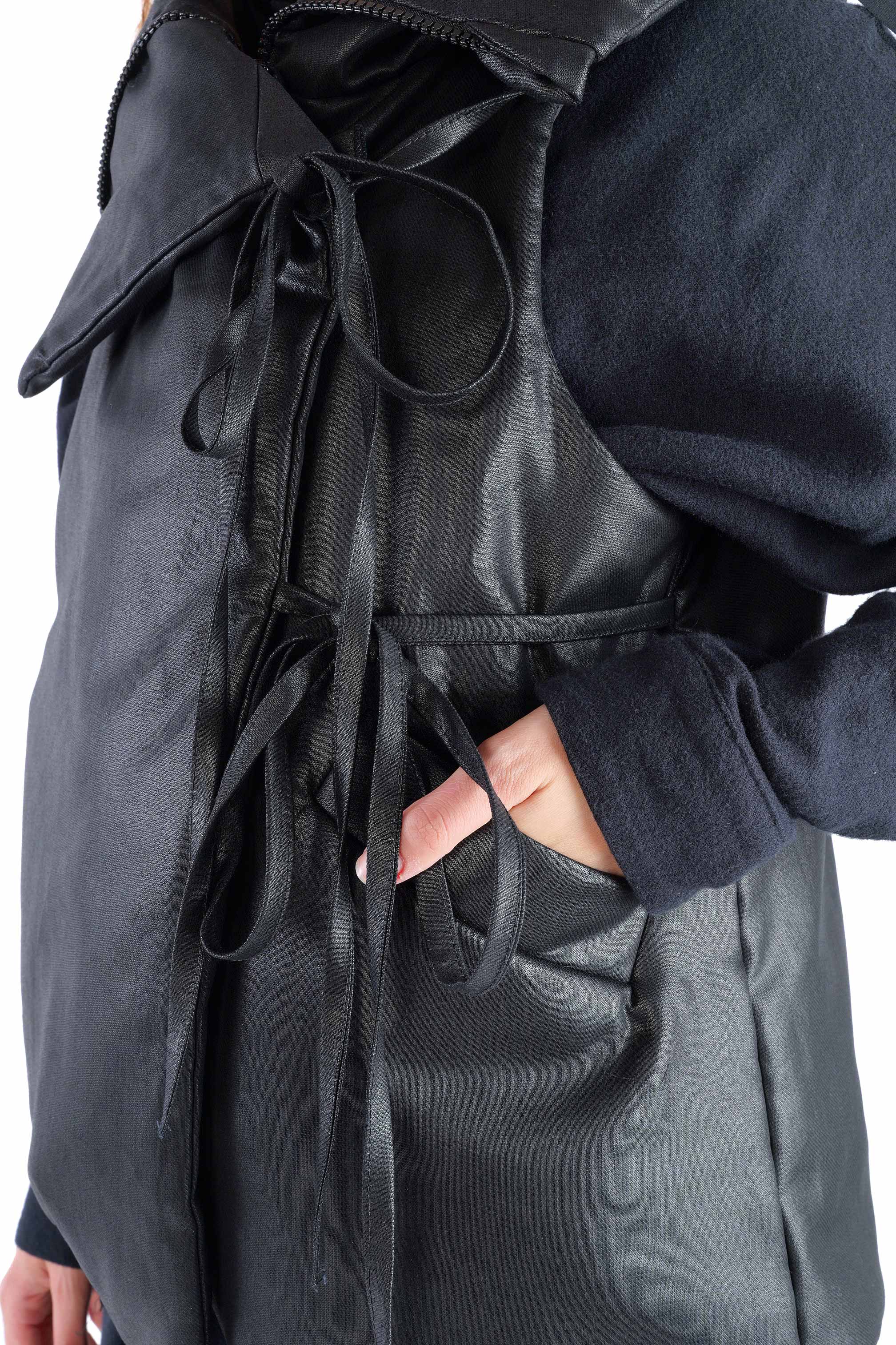 Wattierte Weste - Black coated - Boa