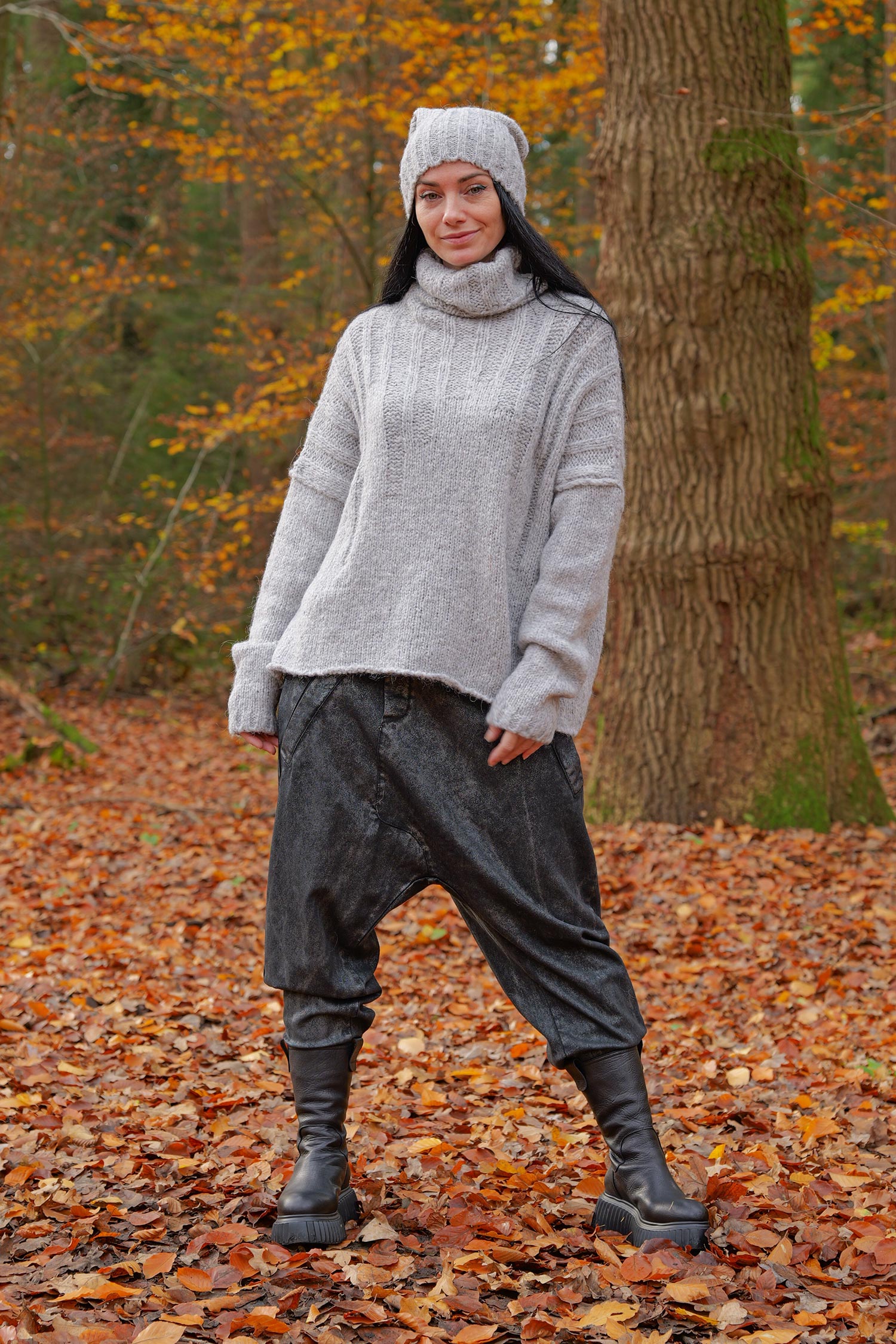 Grobstrickpullover - Pearl - Vanova