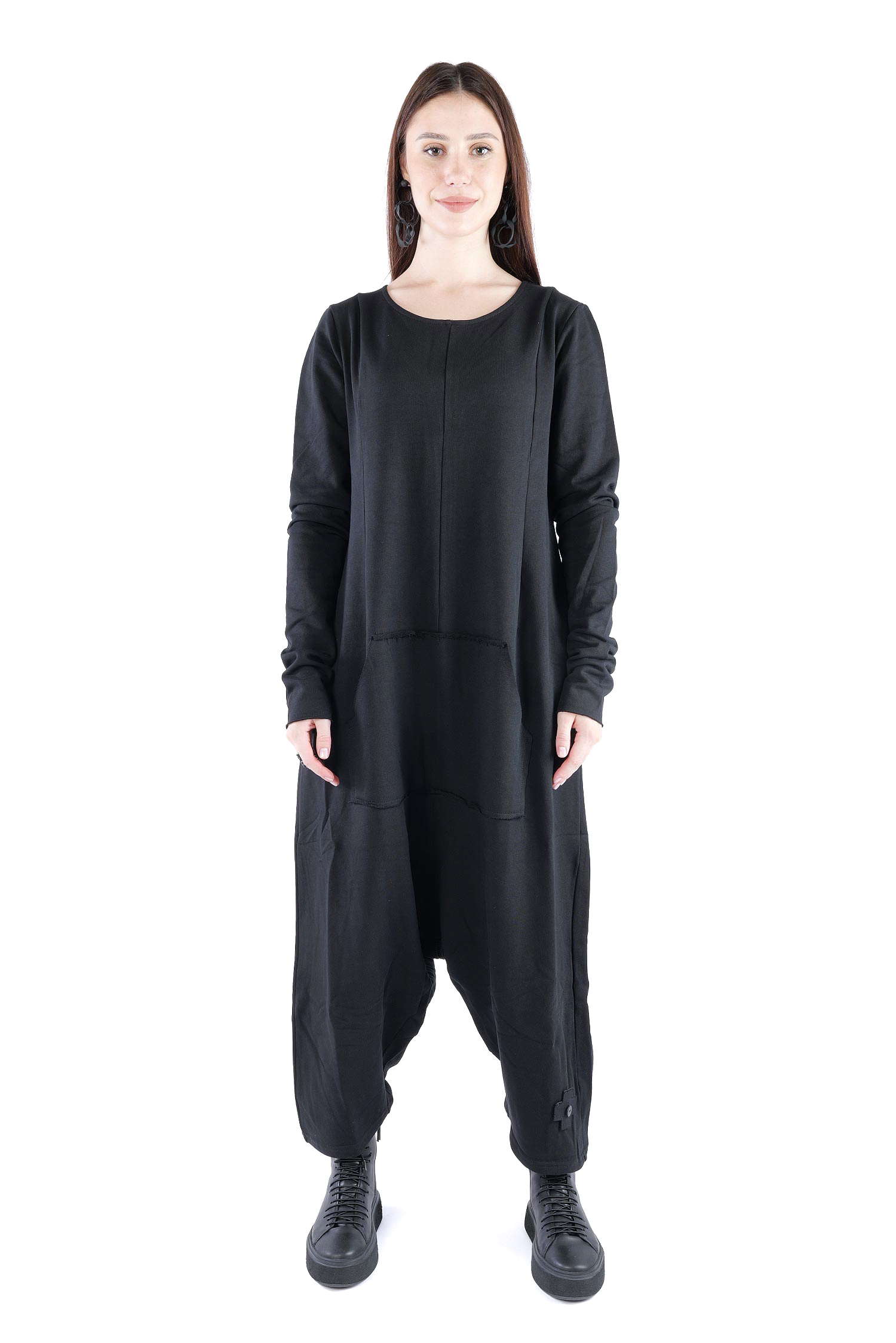 Sweatoverall - Schwarz - 10026