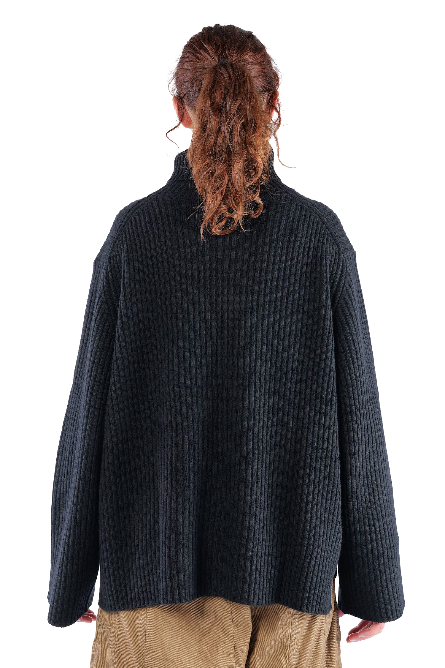 Kaschmir Pullover - Schwarz - 24107