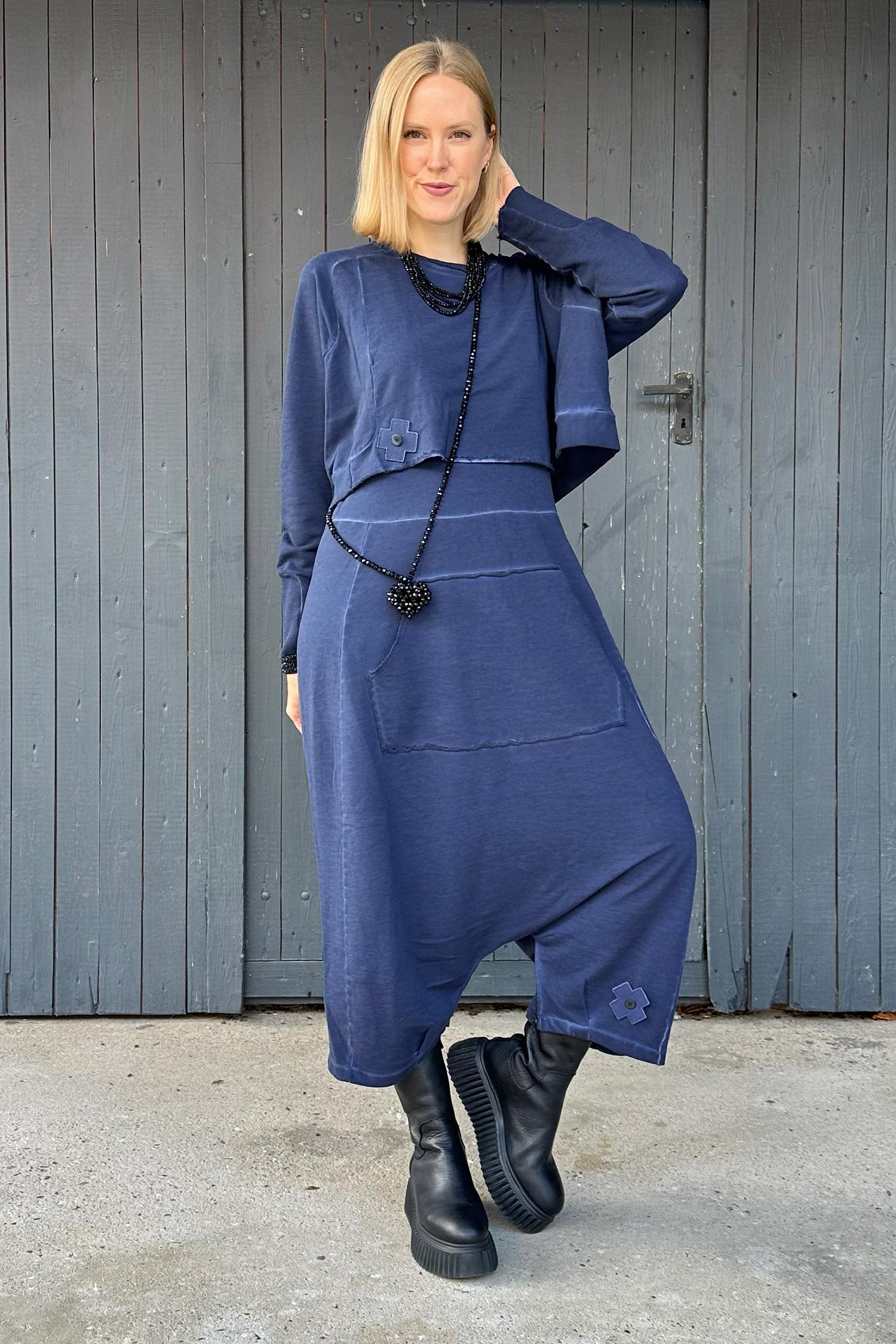 Sweat jumpsuit - Ocean - 10040