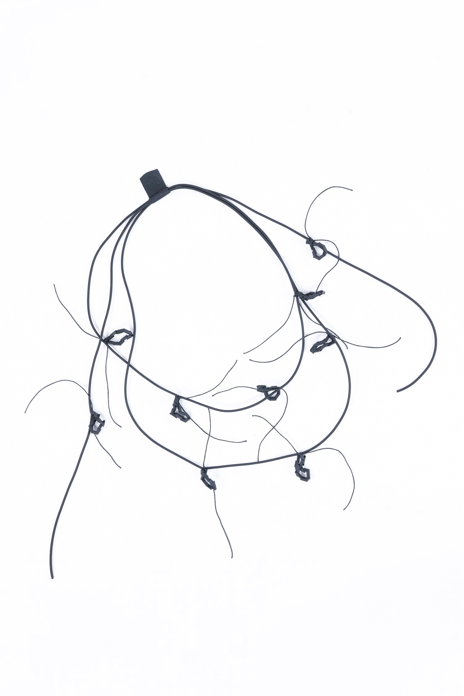 Decorative necklace - black - A.Lia