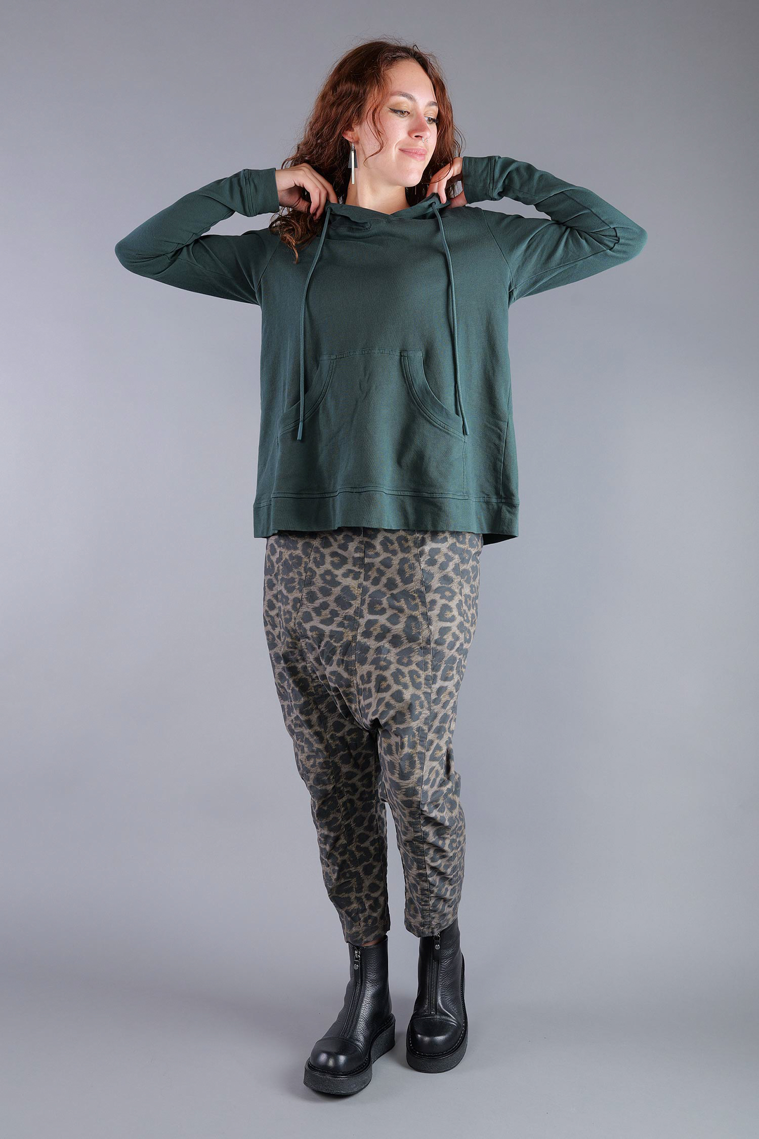 A-line sweater - Forest - 2263290518