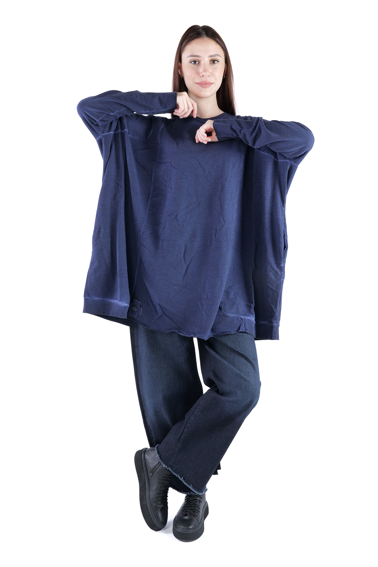 Oversize Sweatpullover - Ocean - 2139