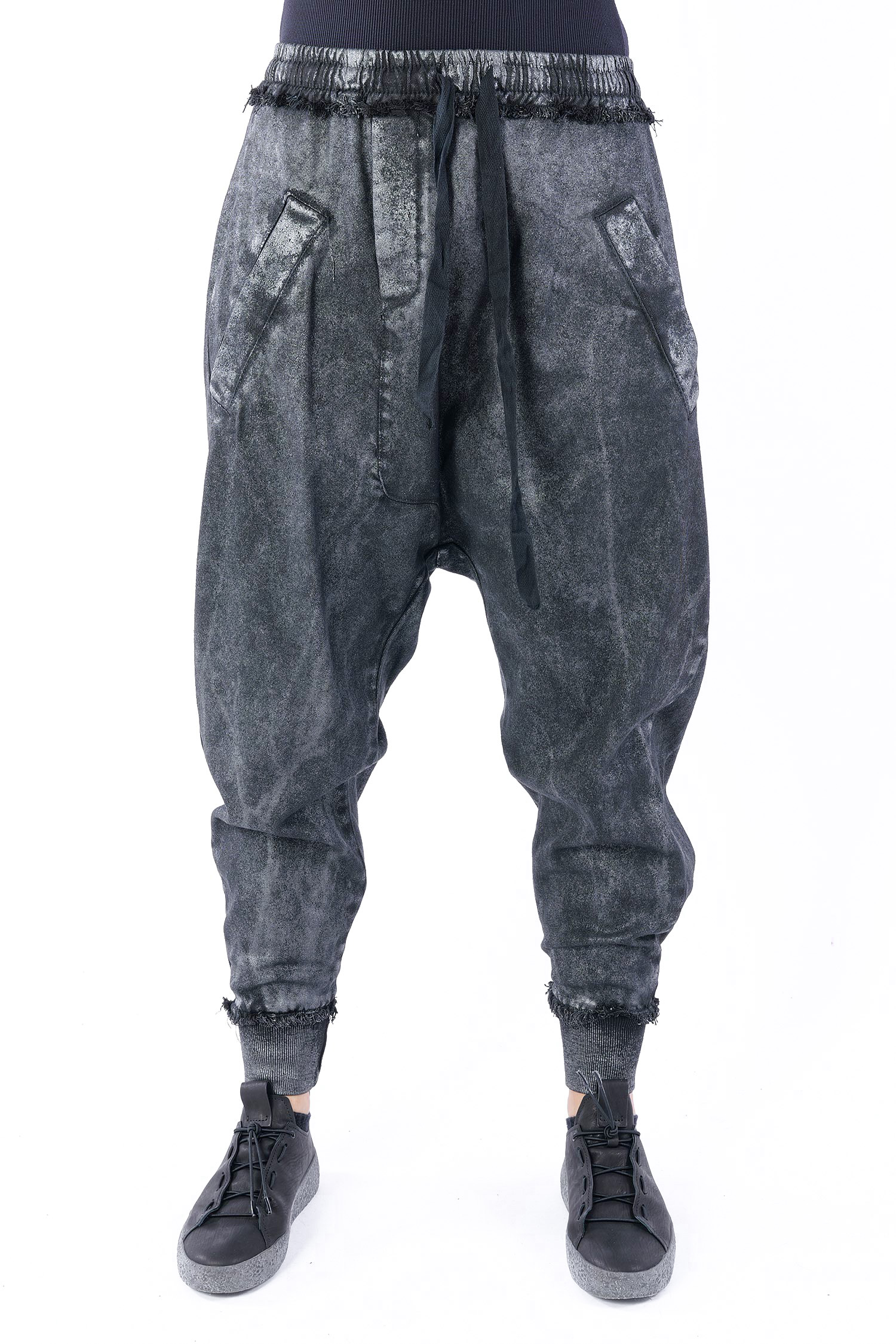 Jeanshose mit Beschichtung - Schwarz - SX28