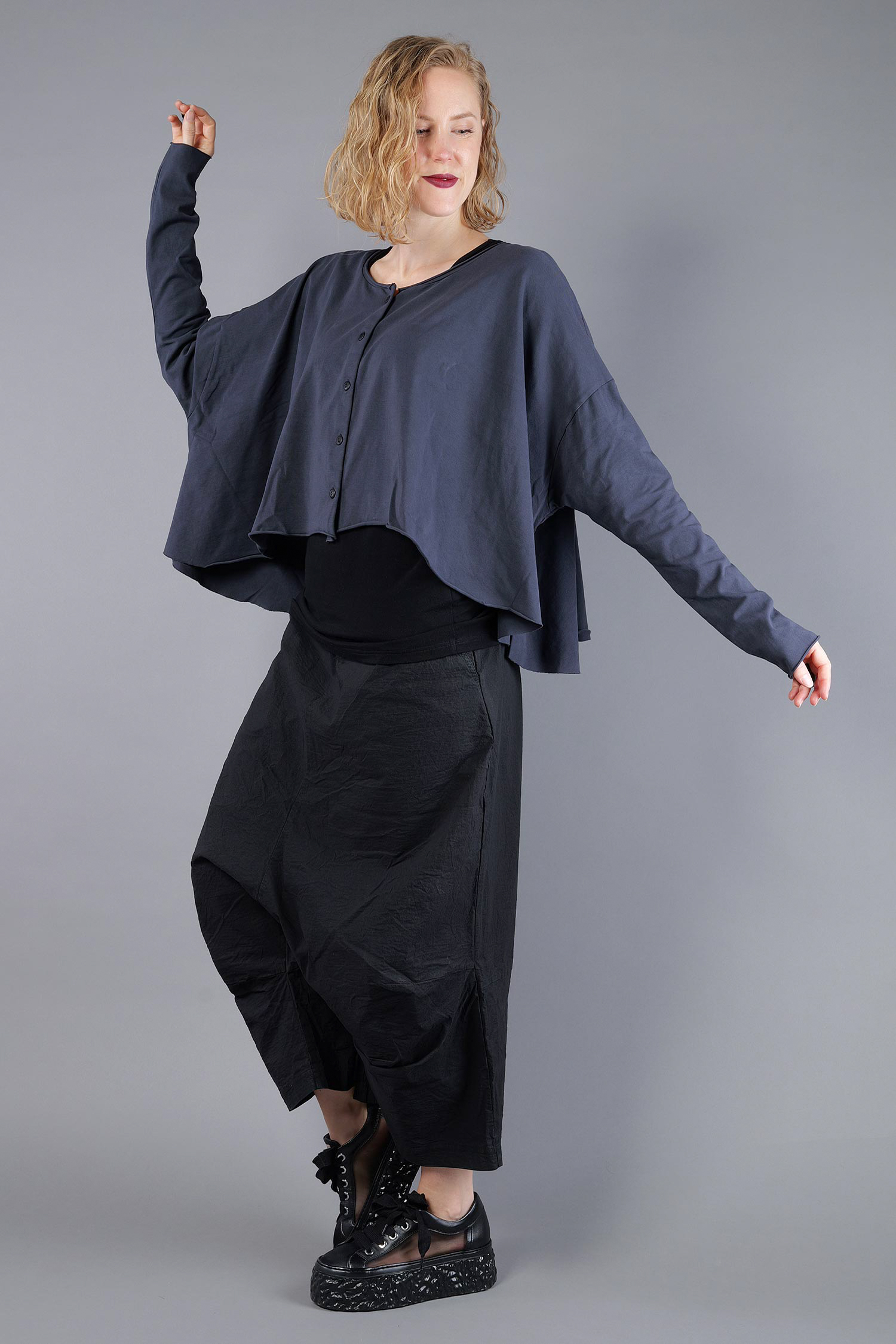 Oversize Jerseyjacke - Satt - Soulviel