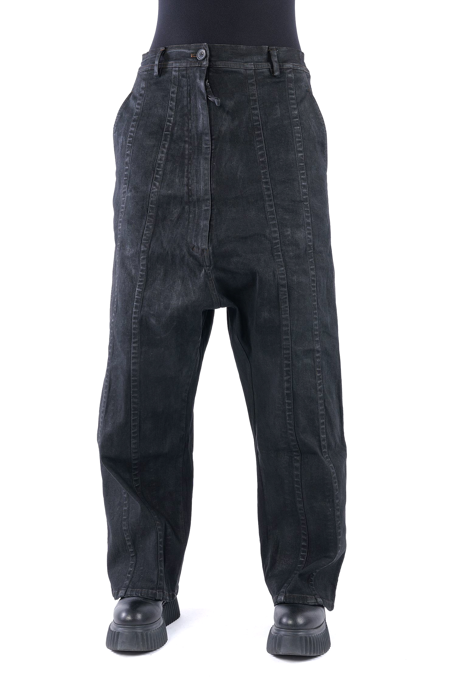 Weite Hose - Black gloss - 2261040126
