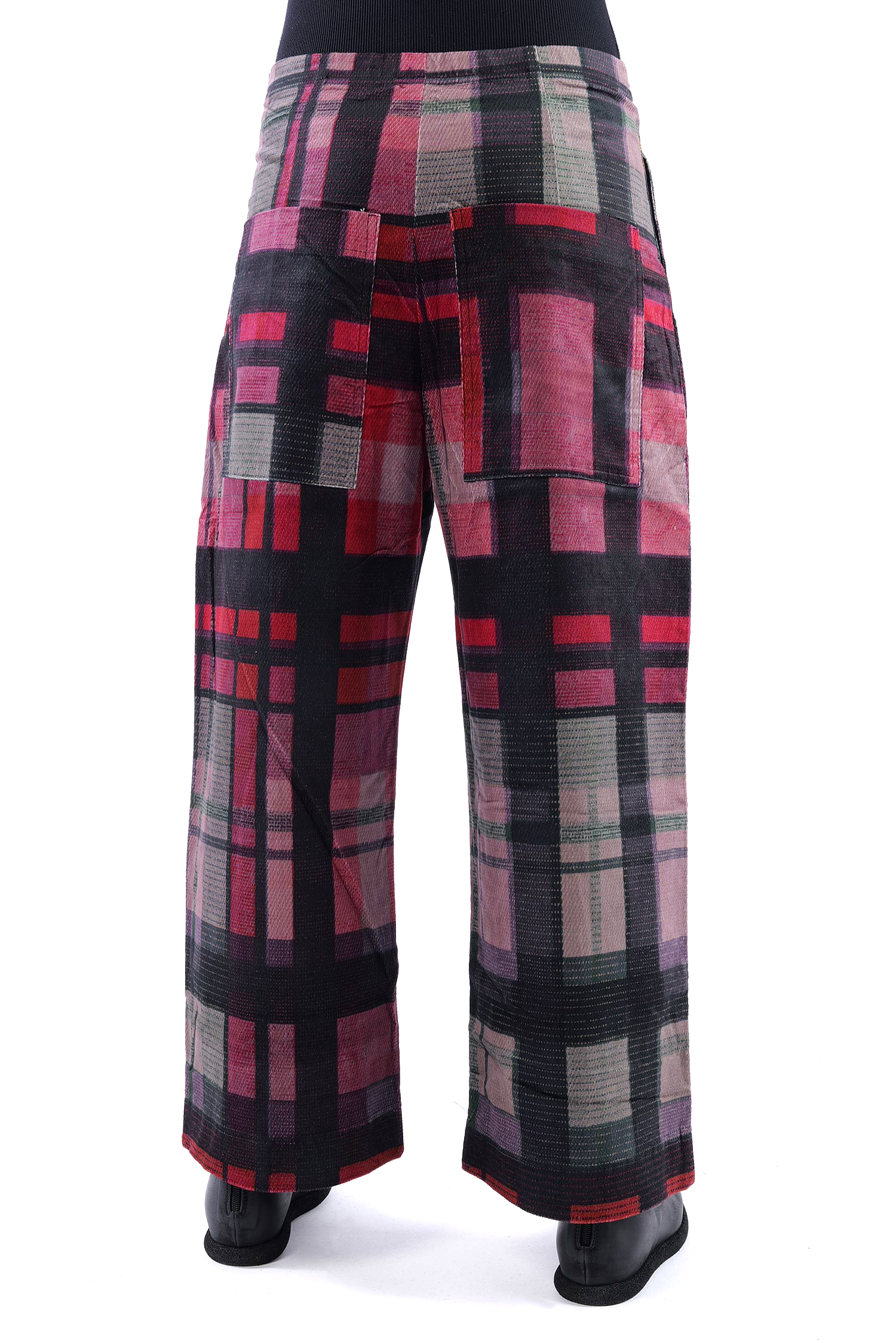Feincord Culottes - Check multicolor - 2263230103