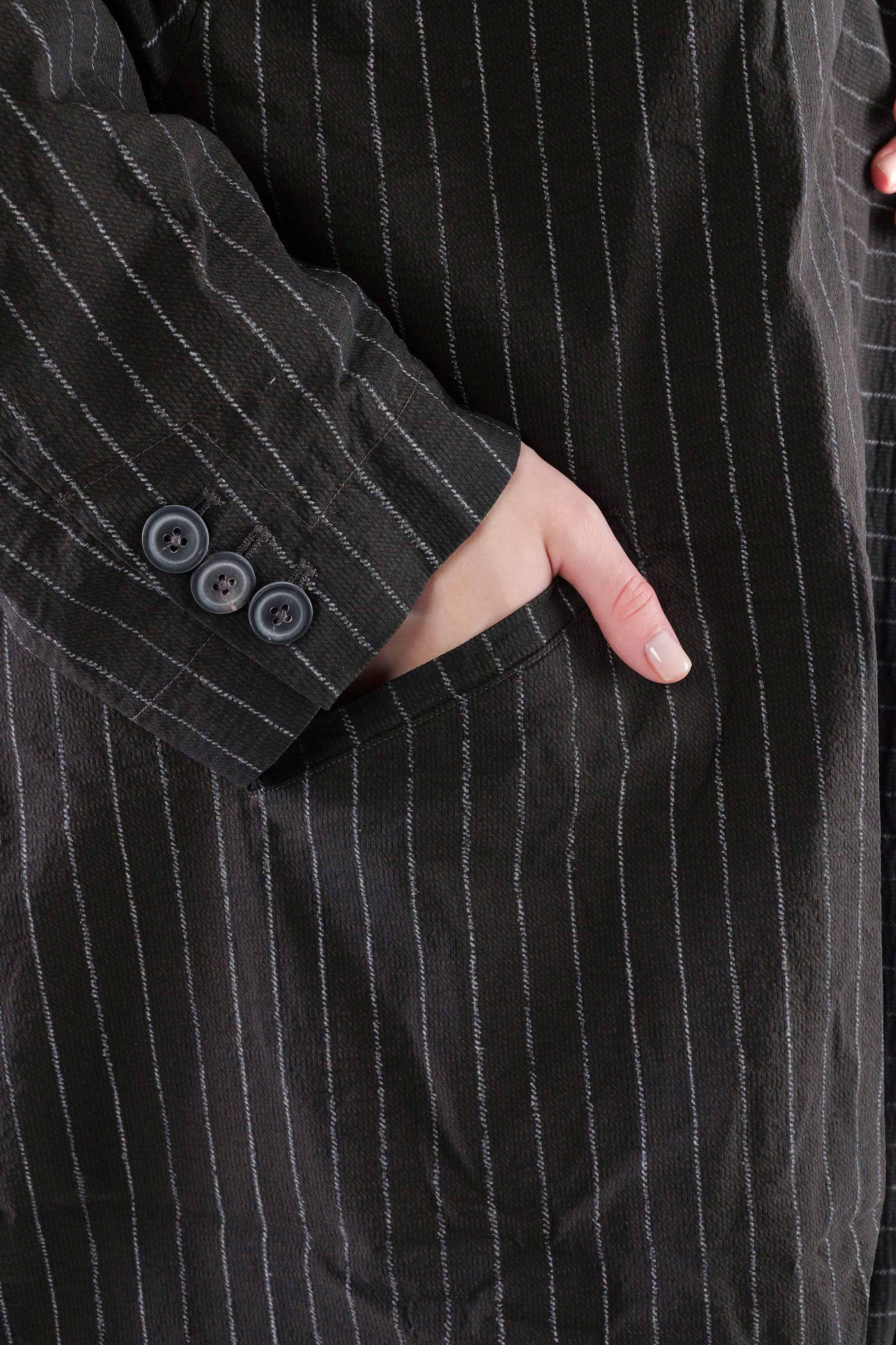 Oversize Stretchmantel - Umbra cloud stripe - 2261241210