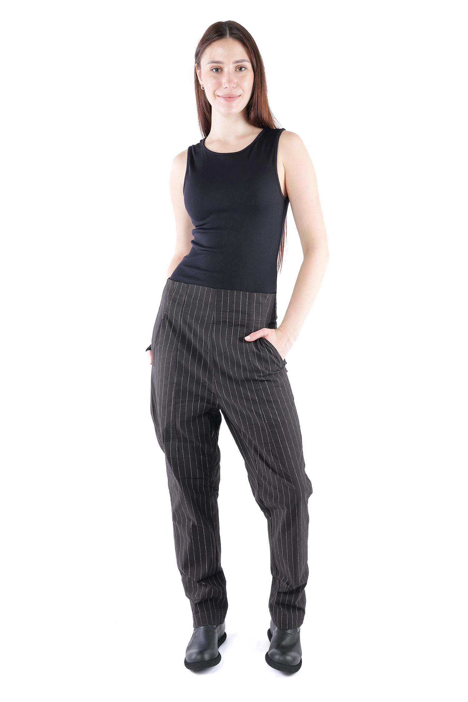 Legere Stretchhose - Umbra cloud stripe - 2261240103