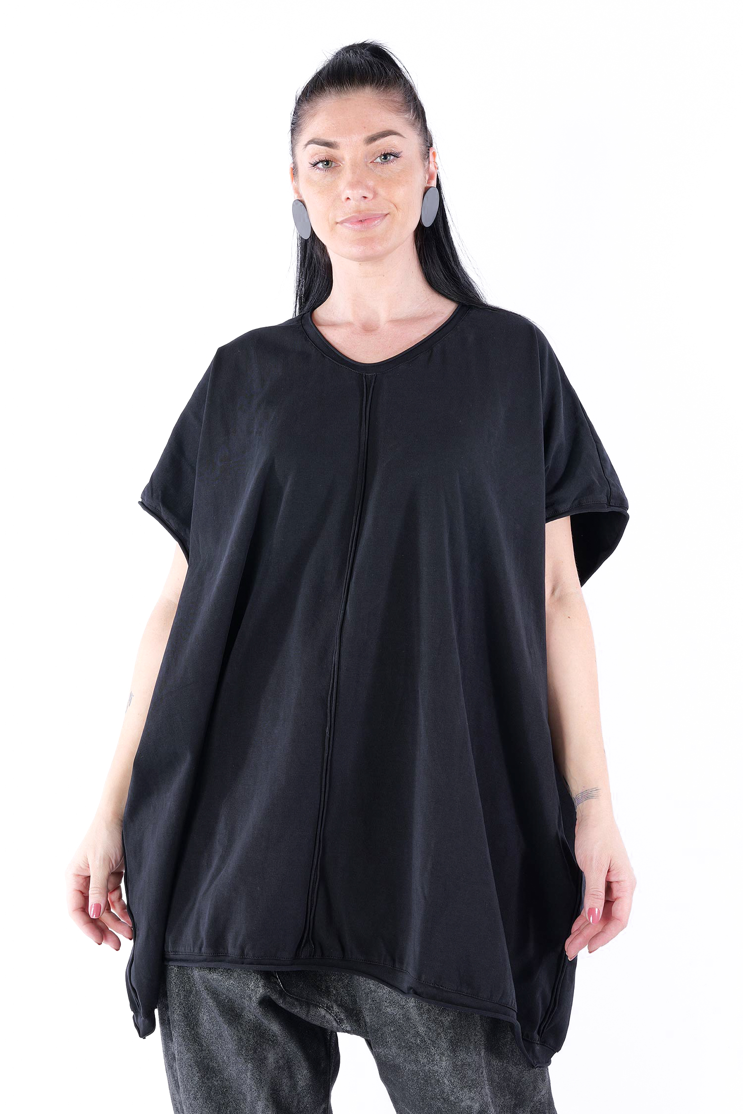 Oversize Shirt - Schwarz - Feelroot