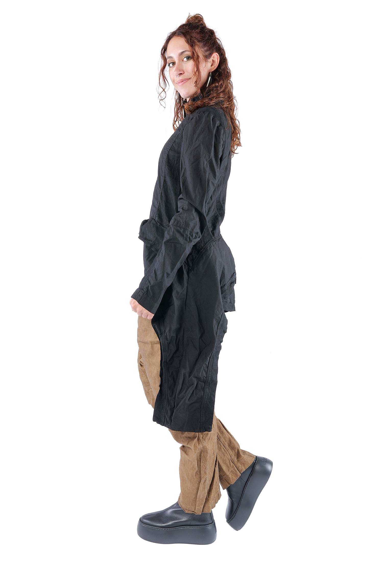 Asymmetrische Jacke - Schwarz - 2262261101