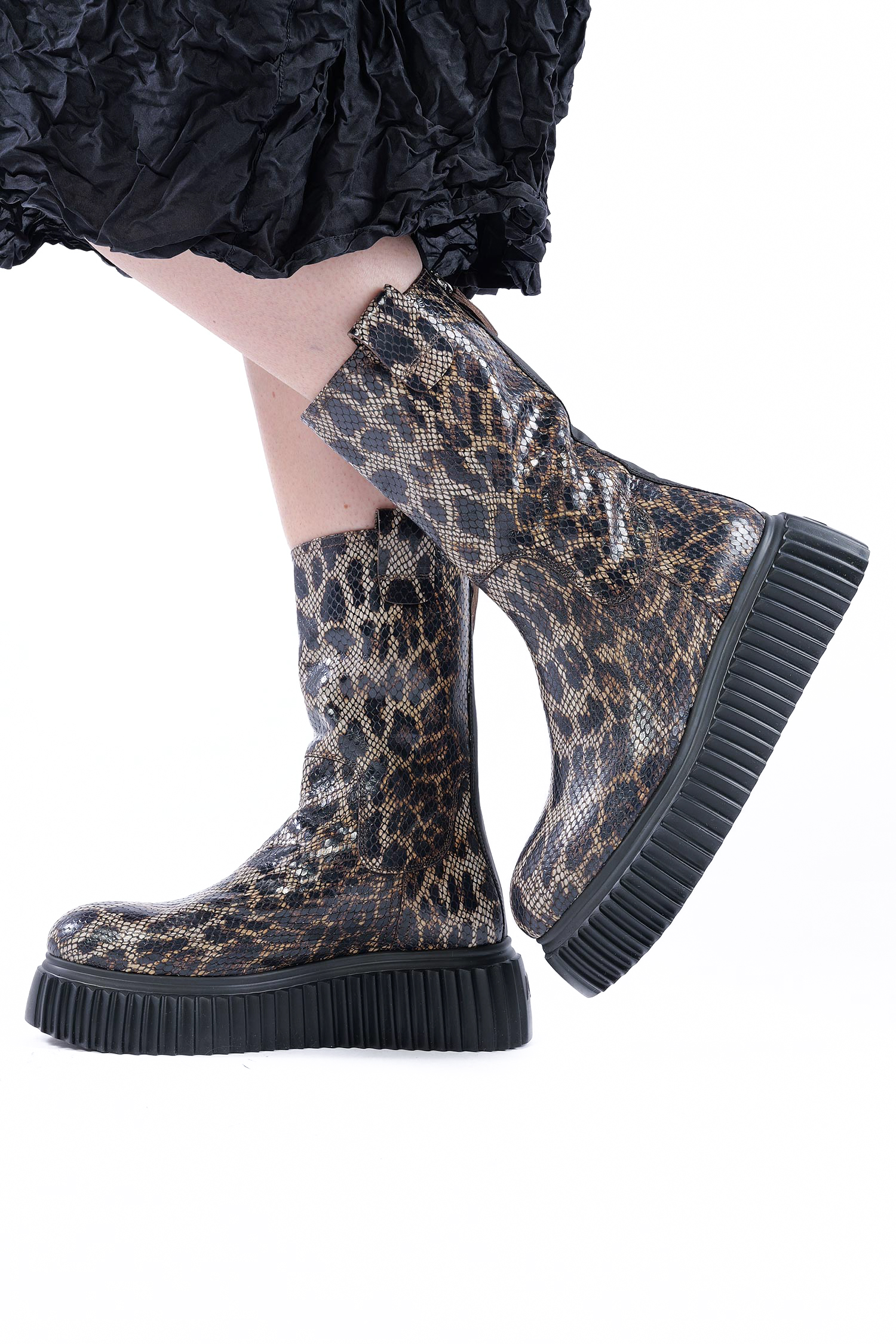 Leo Stiefeletten - Leo / Taupe-Nero - Milagros