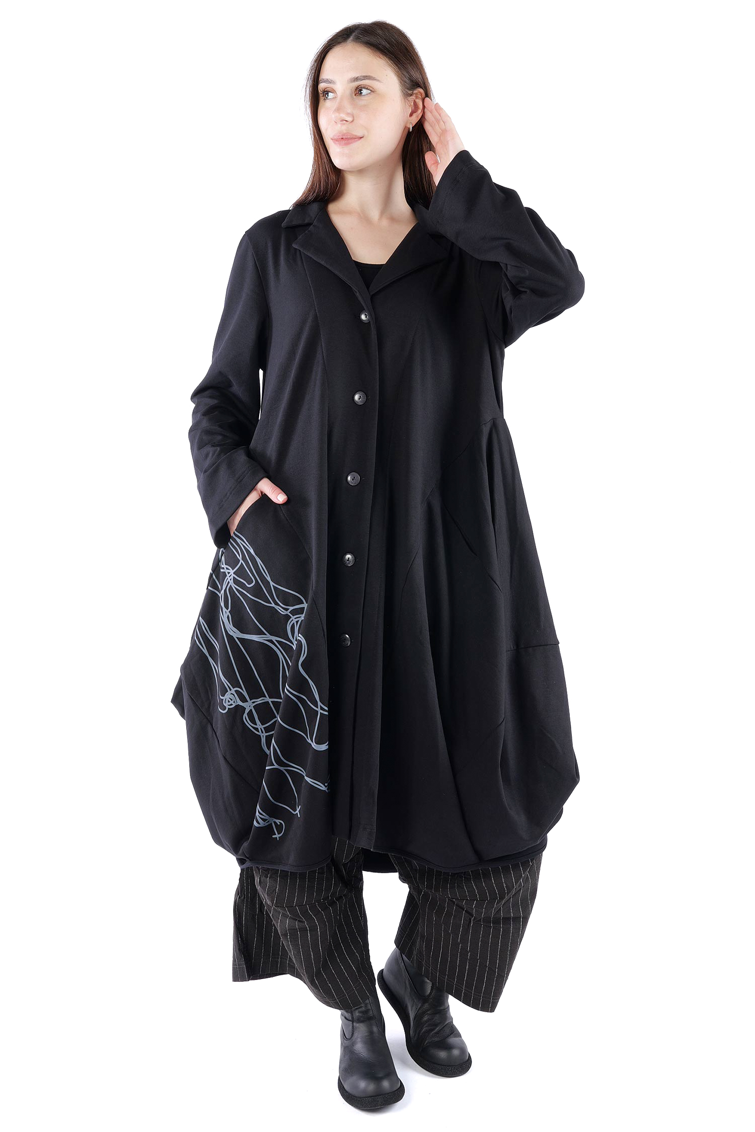 Gehrock - Schwarz - U6168-U