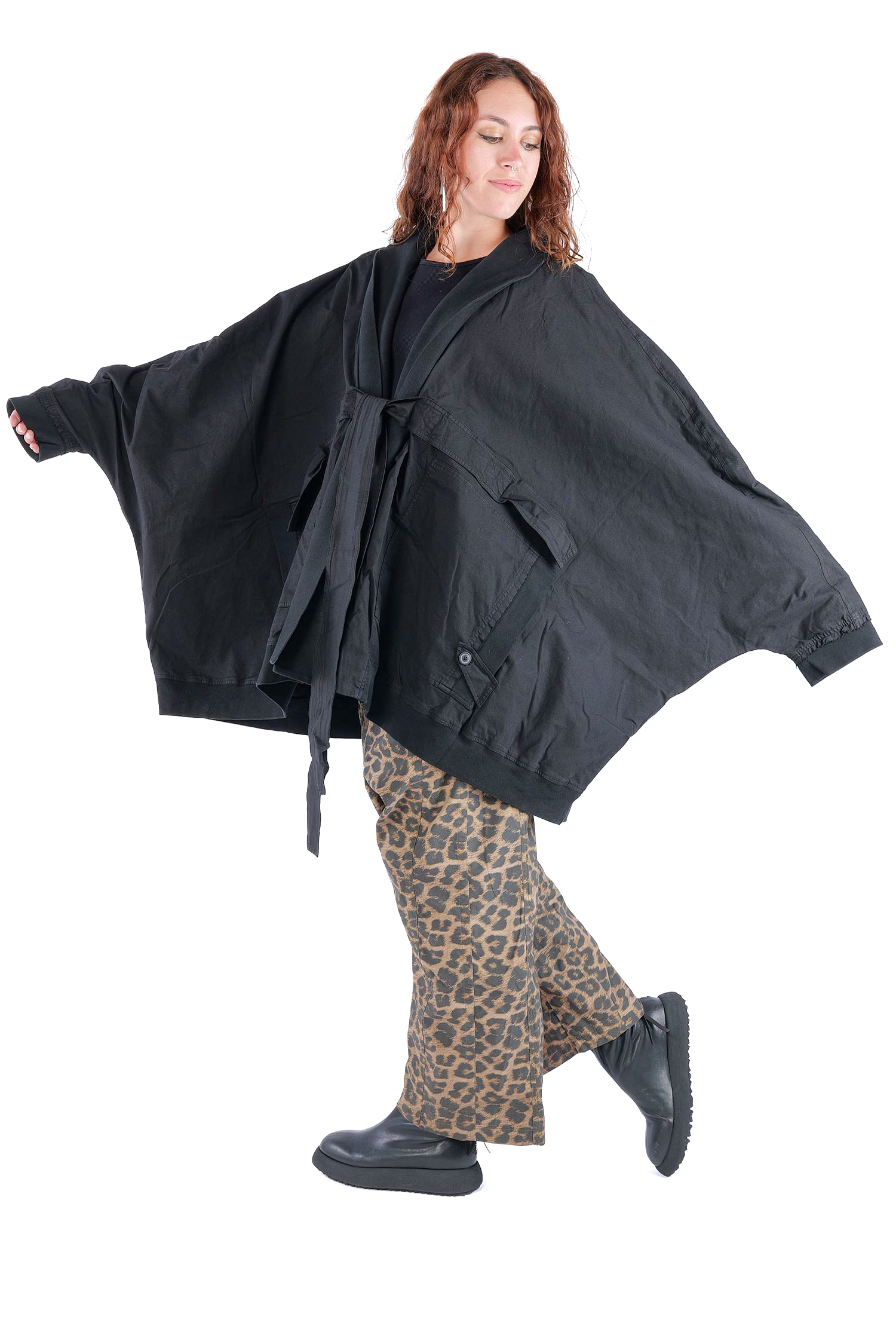 Oversize Jacke - Schwarz - 2262601108
