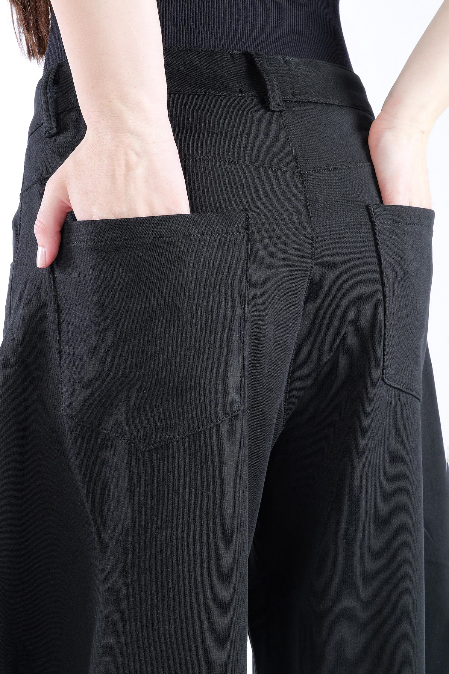 Weite Sweathose - Schwarz - 10024