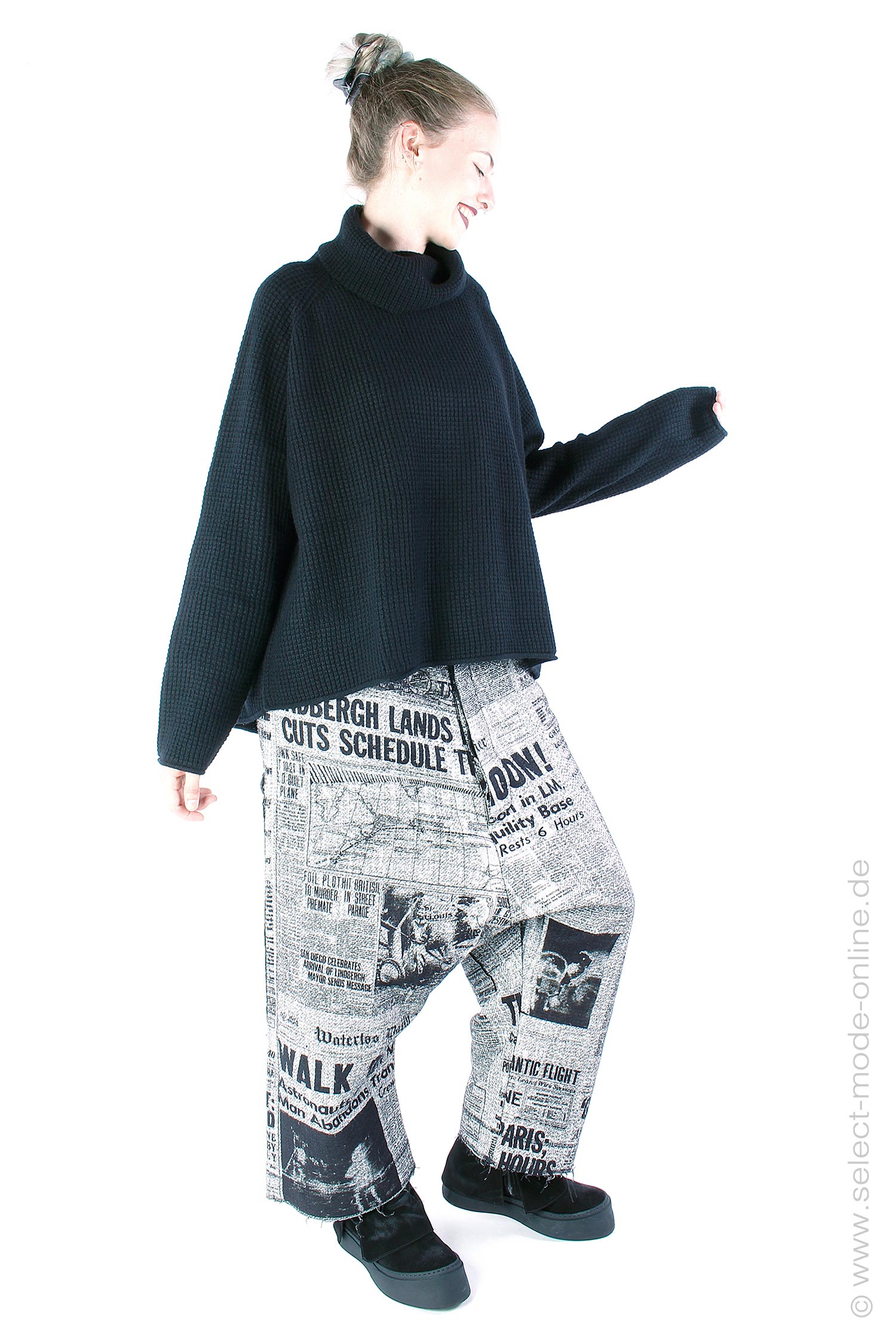 Rundholz Black Label Knit pullover - Black - 2243450713 I select 