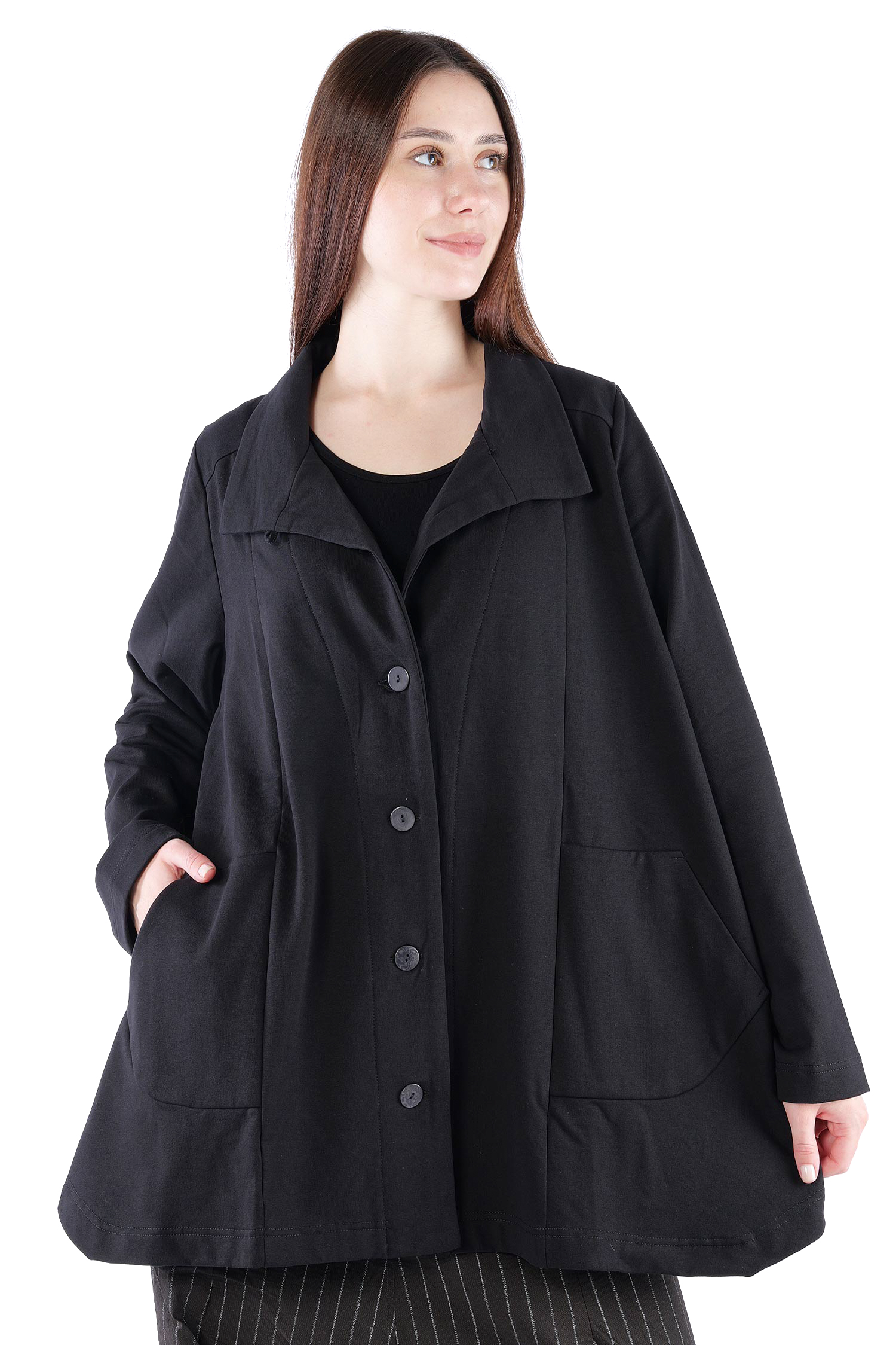 Blazerjacke - Schwarz - U6667-U