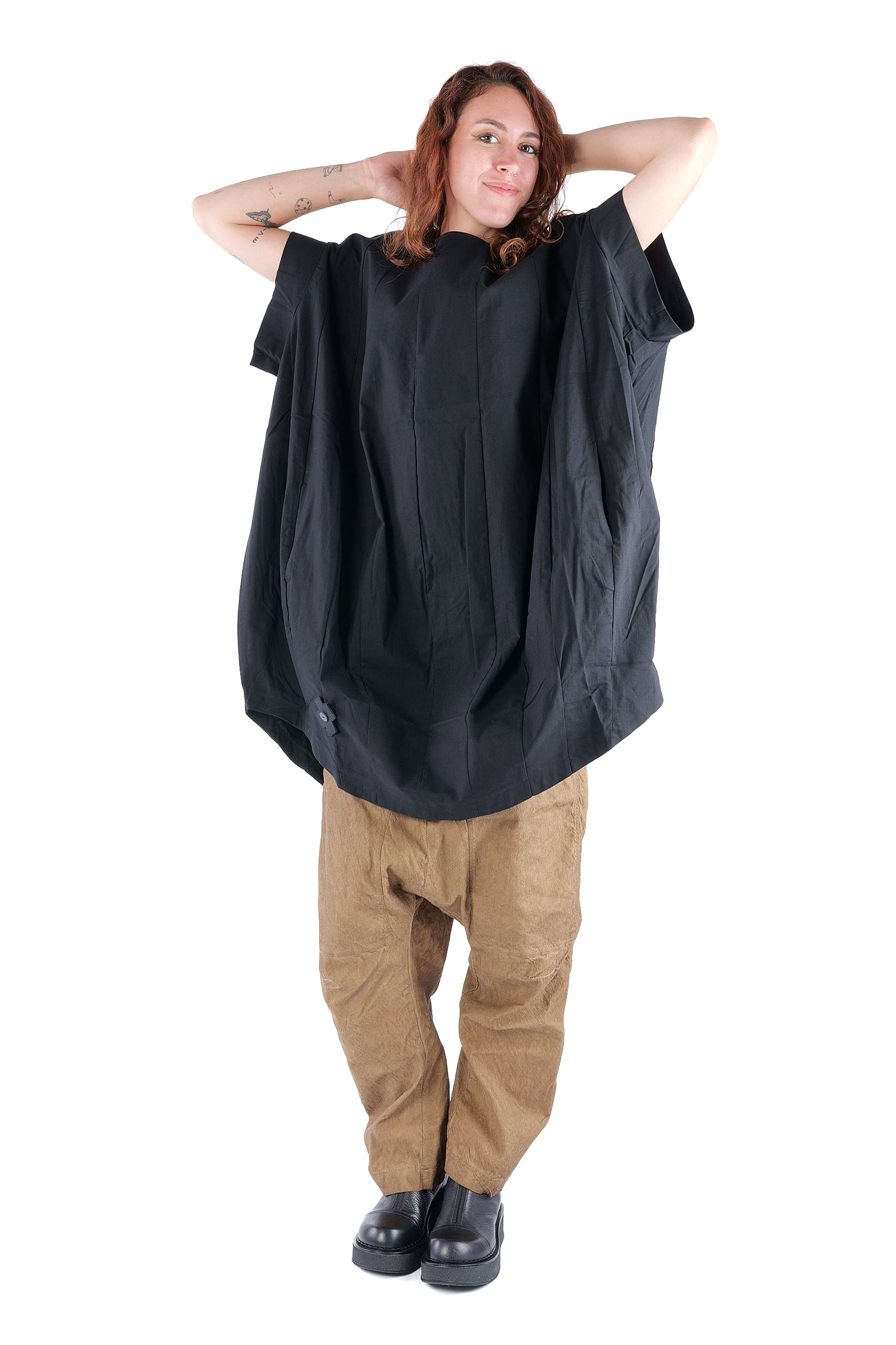 Oversize Tunika - Schwarz - 5052