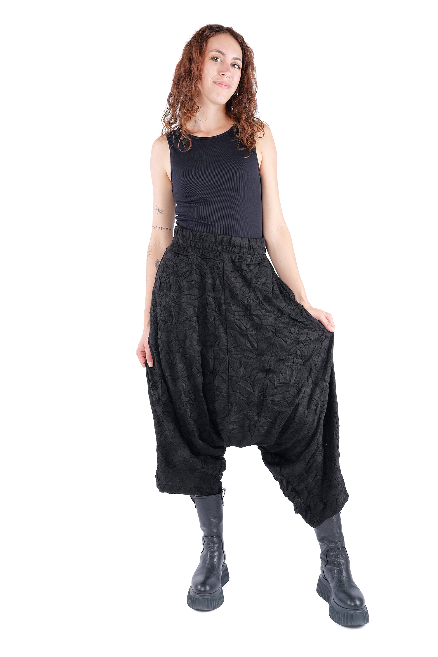 Harem pants - Black - M1341