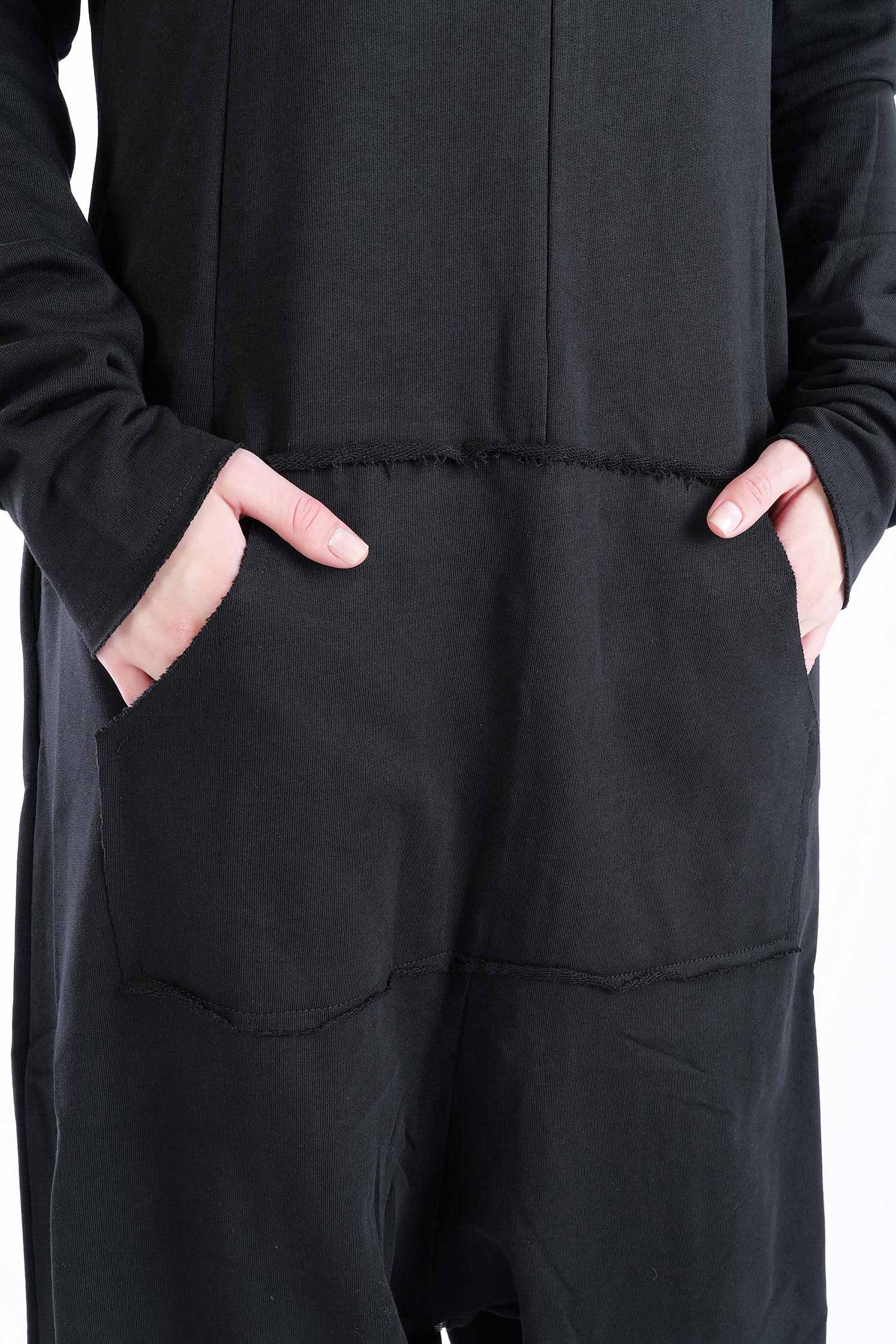 Sweatoverall - Schwarz - 10026