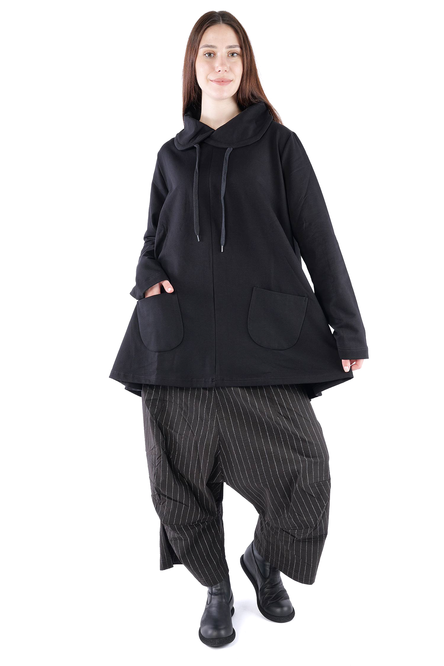 Sweatpullover - Schwarz - U1663-U