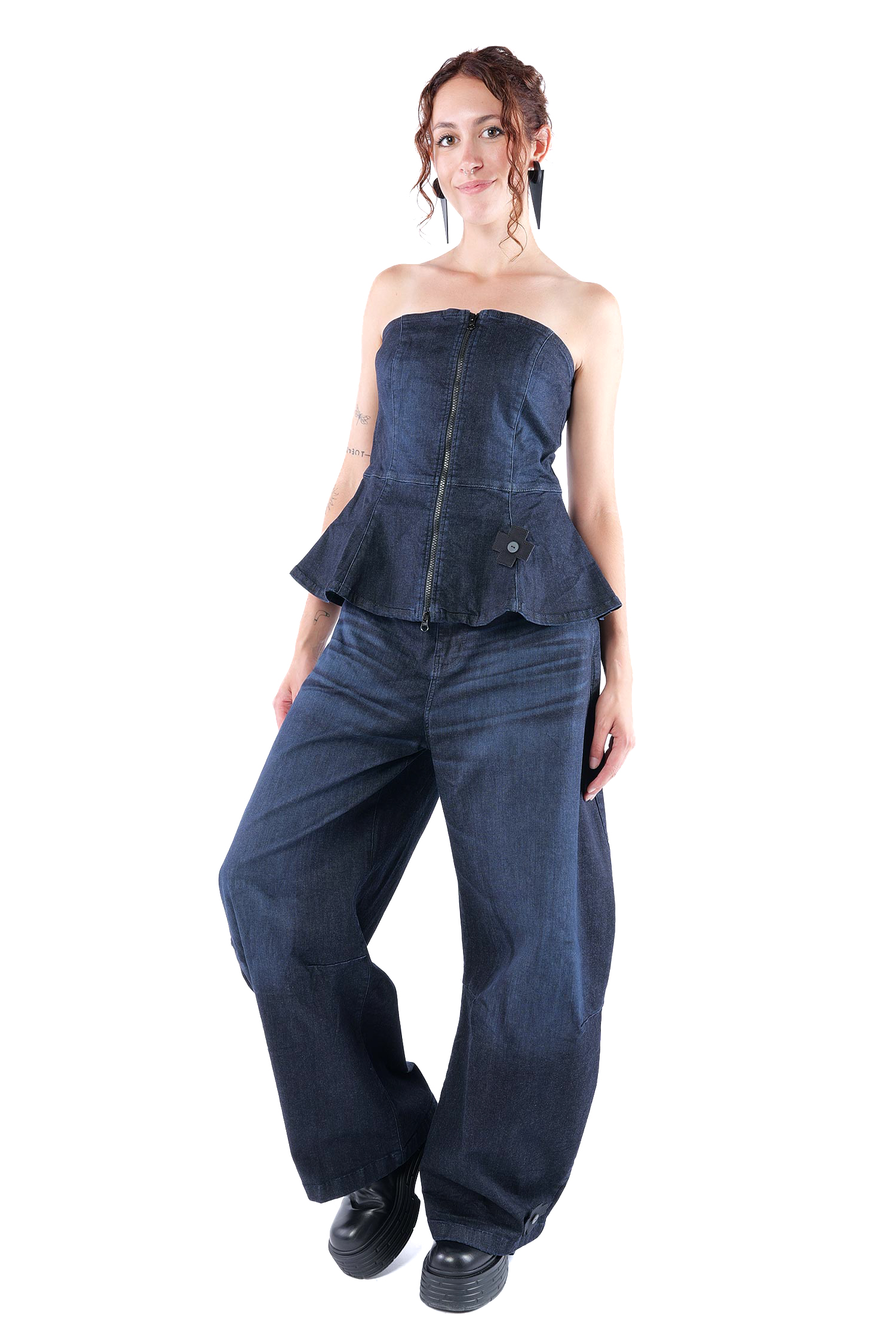 Jeans Korsage - Darkblue - 4037